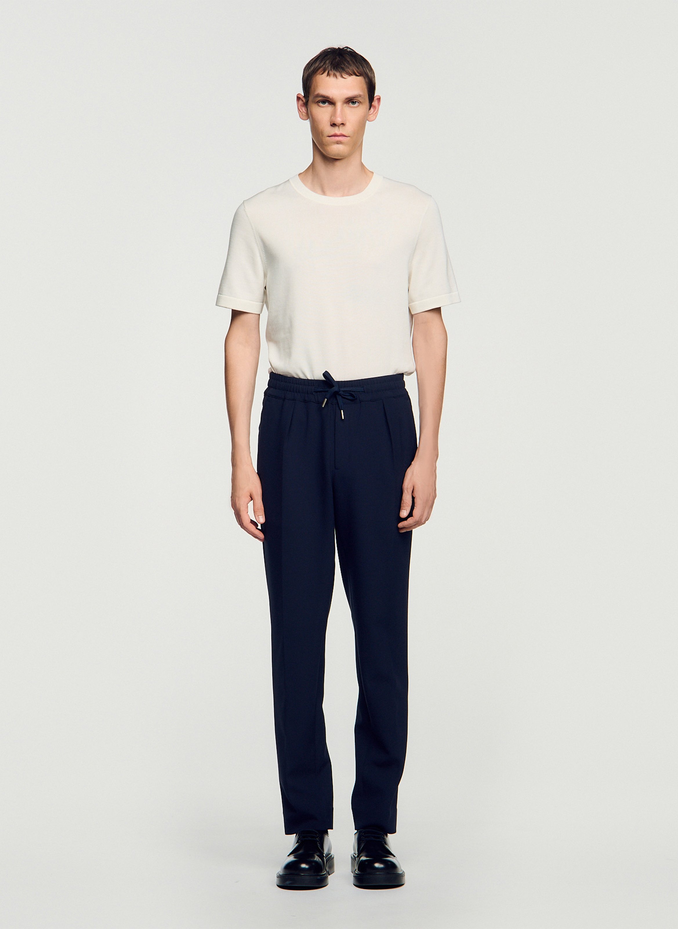 Carrot trousers SANDRO Blue