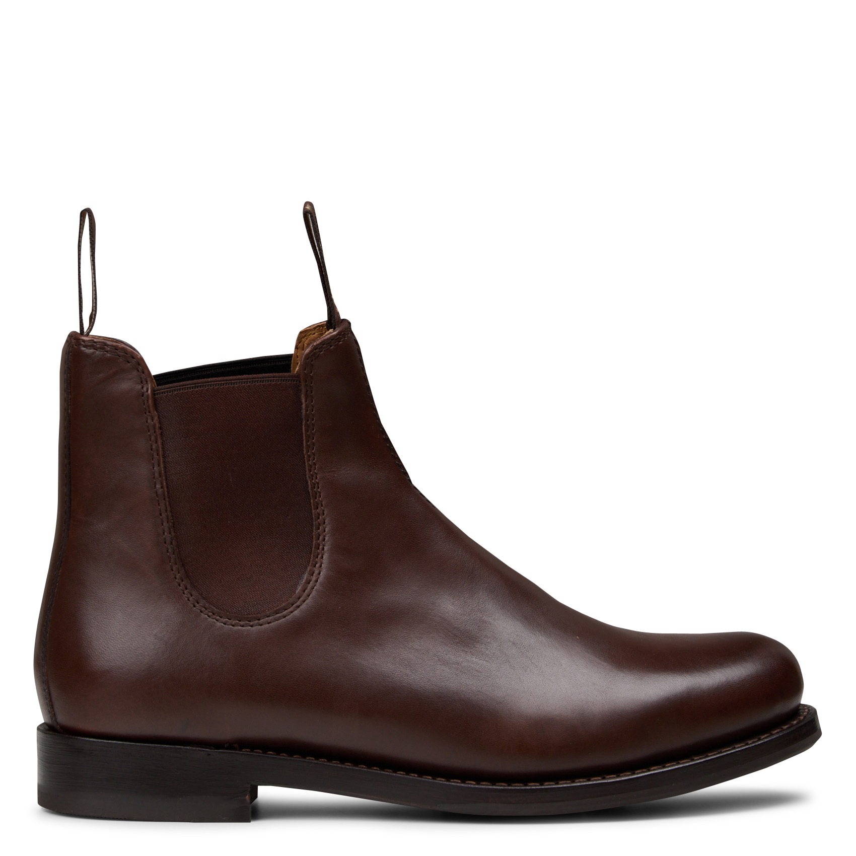 Bottines en cuir mélangé BLUNDSTONE Marron