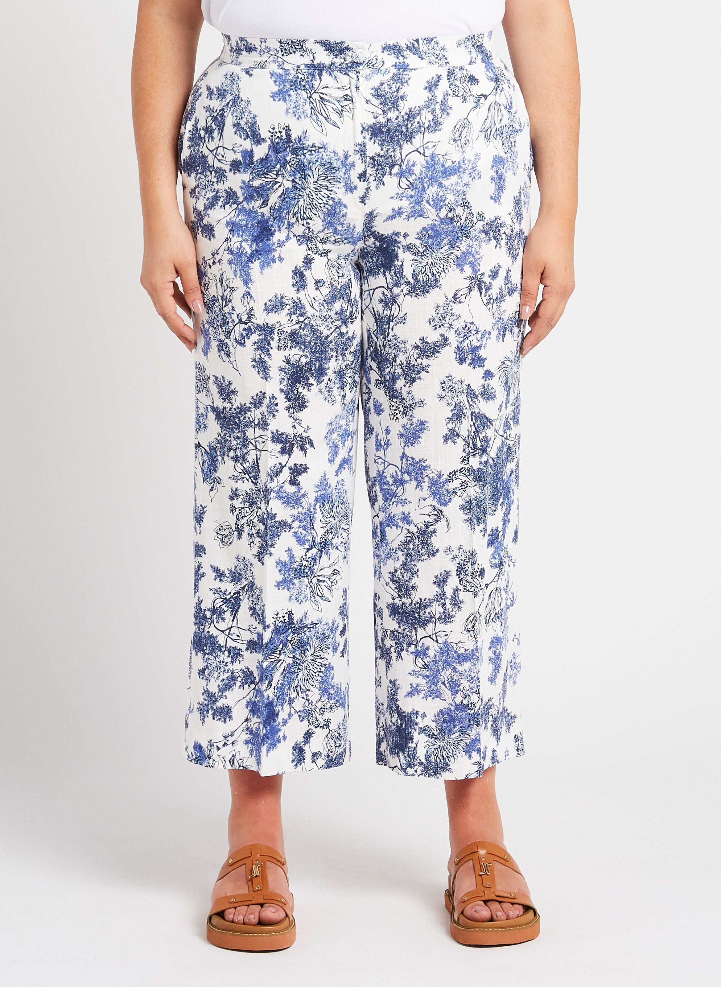 Pantalon droit cropped  PERSONA by Marina Rinaldi Blanc