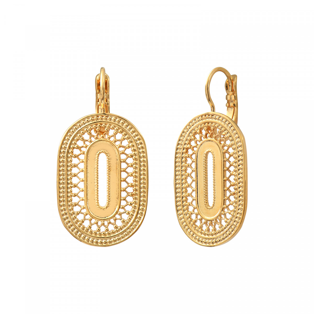 Earrings sleeper NOOR SATELLITE PARIS Golden