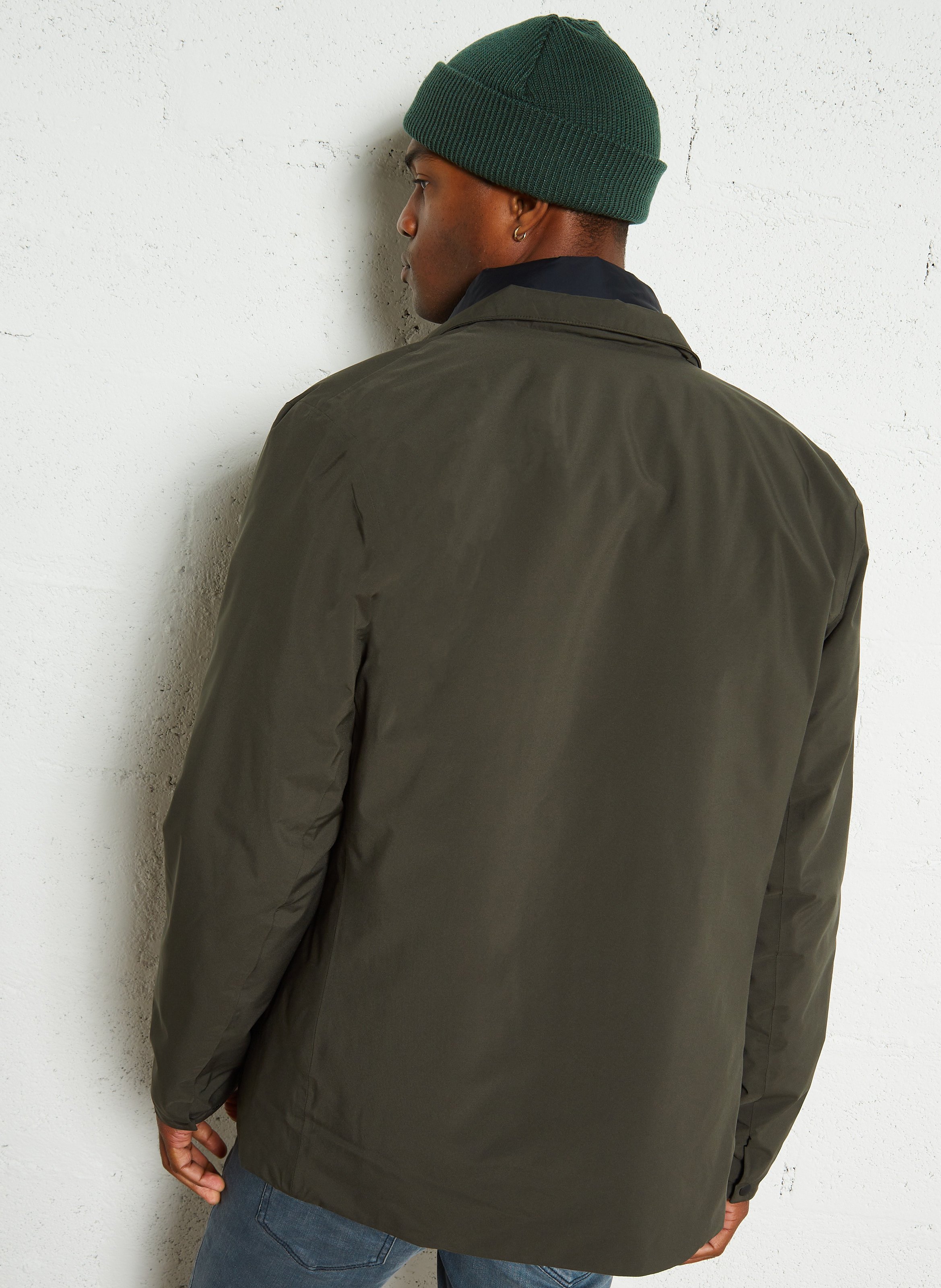 Weit geschnittener Regenmantel SELECTED Grau