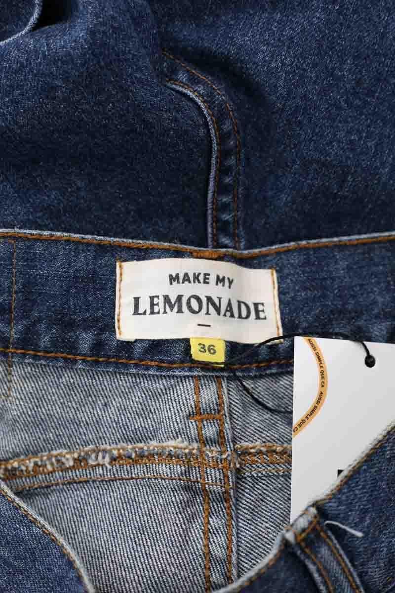 Cotton mini shorts MAKE MY LEMONADE - Seconde Main Blue