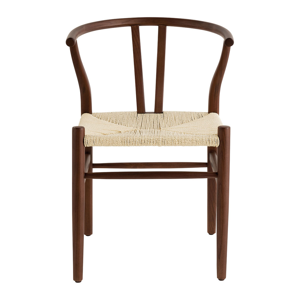 Ash wood chair BLANC D'IVOIRE Brown