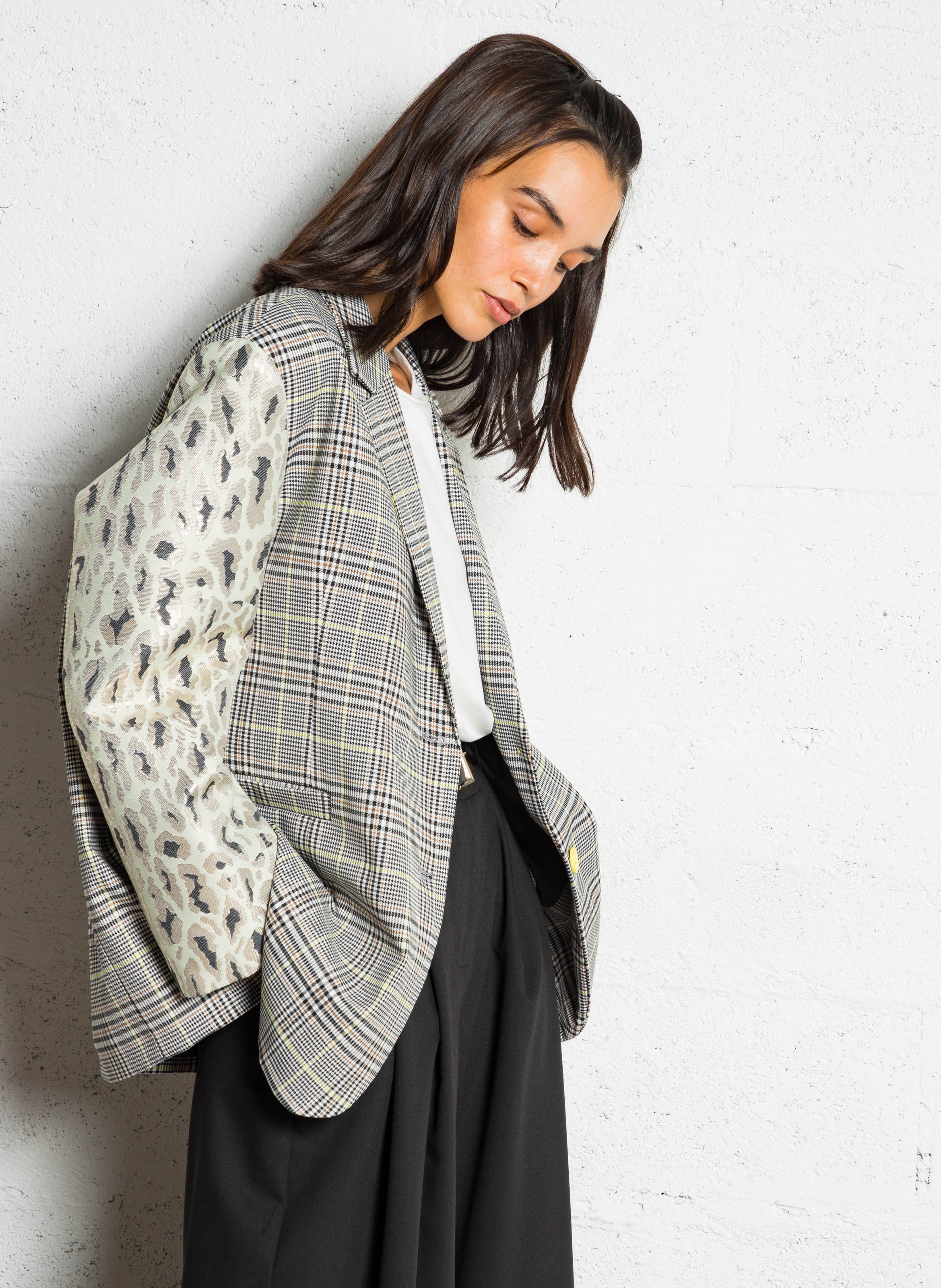 Veste de tailleur à carreaux IMPERIAL Multicolore