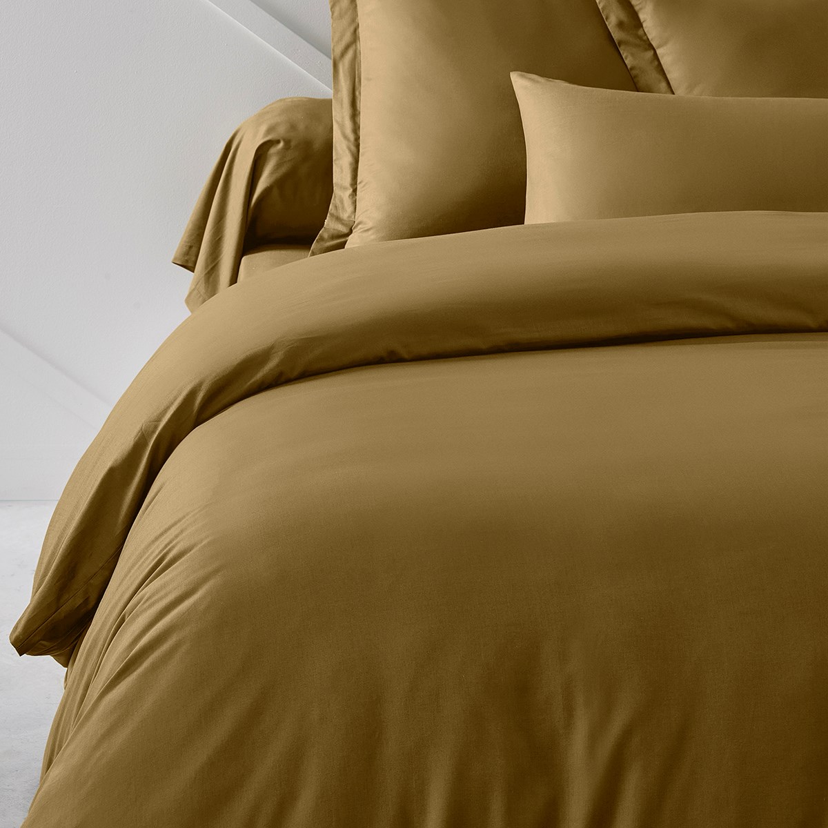 Cotton duvet cover TODAY LINGE DE MAISON Brown