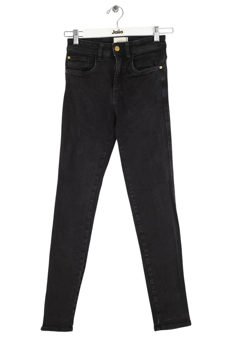 Cotton skinny jeans SEZANE - Seconde main Black