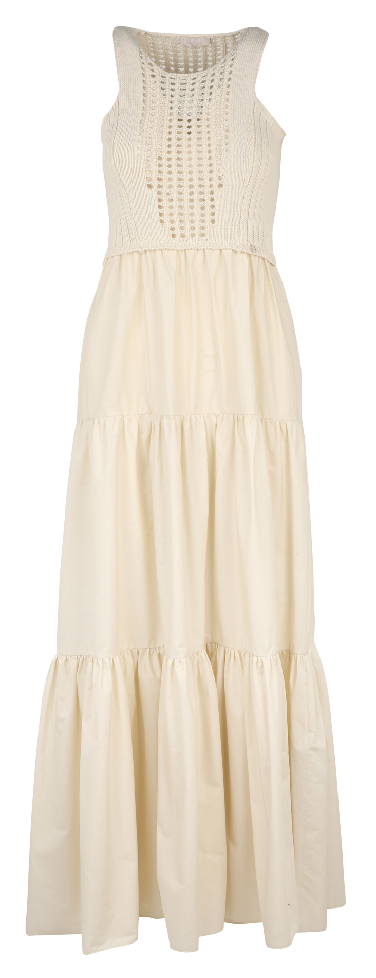 ワンピース LIU JO Woman Dress Natural WA5386MA44M C3721 Long a-line cotton dress Naturale pop natural Liu Jo - Women