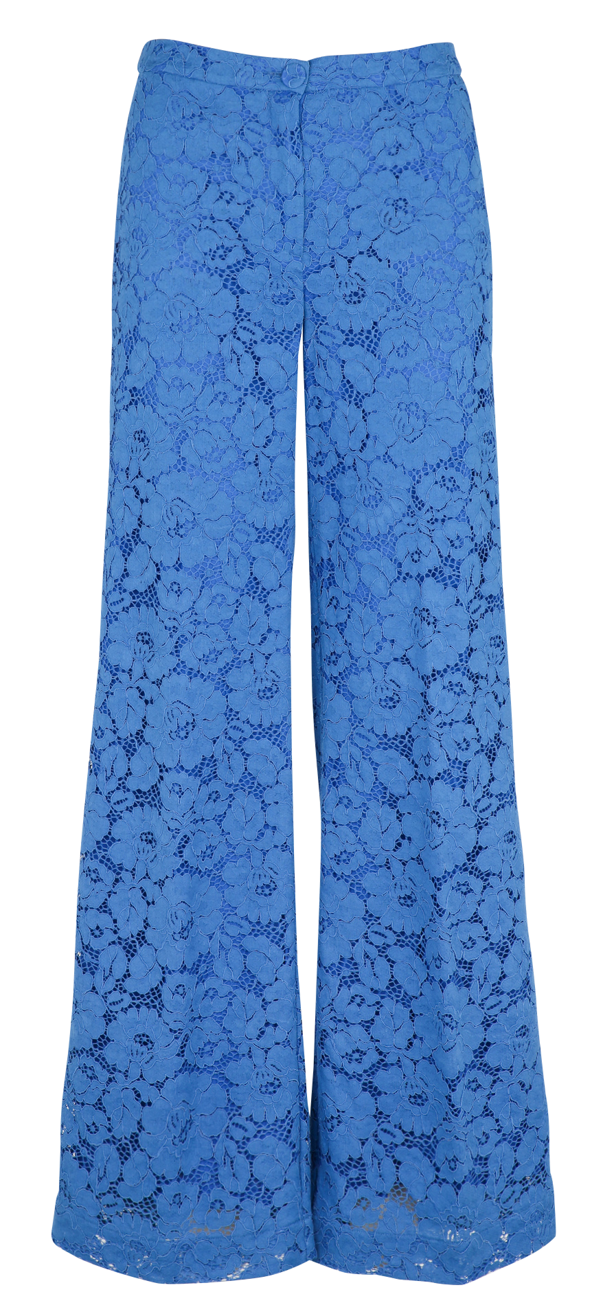 Pantalon large en dentelle MOMONI Bleu