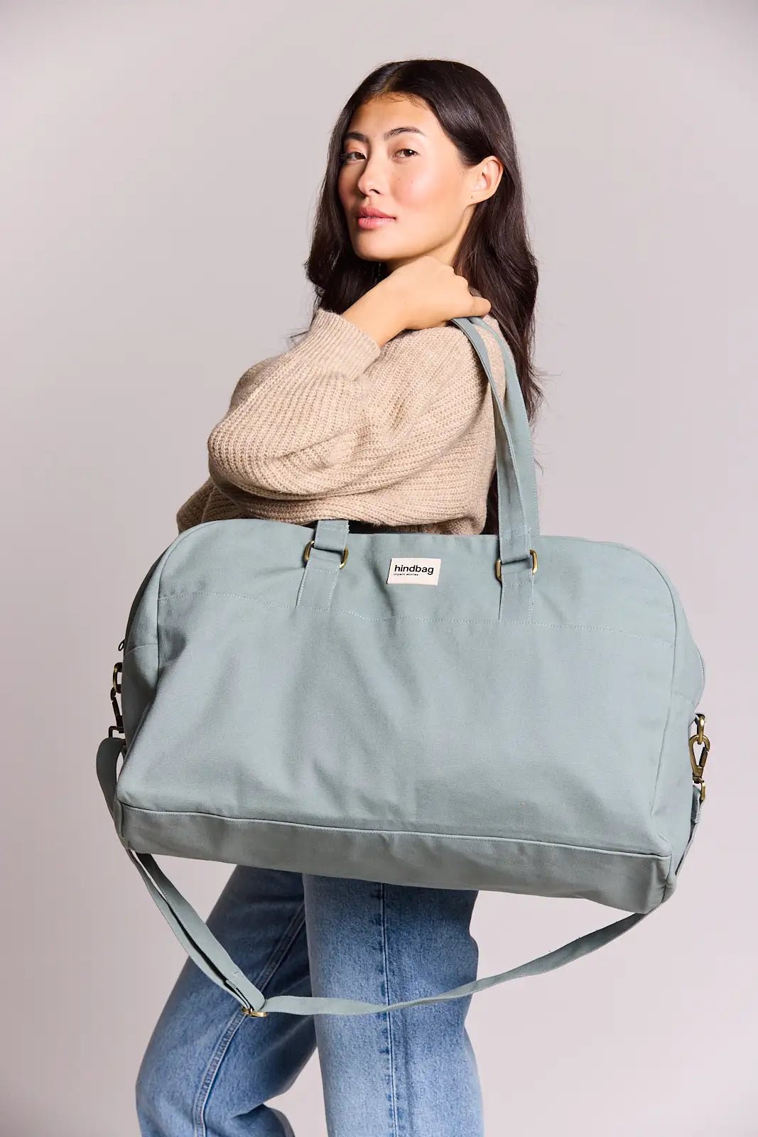 Cotton travel bag HINDBAG Green