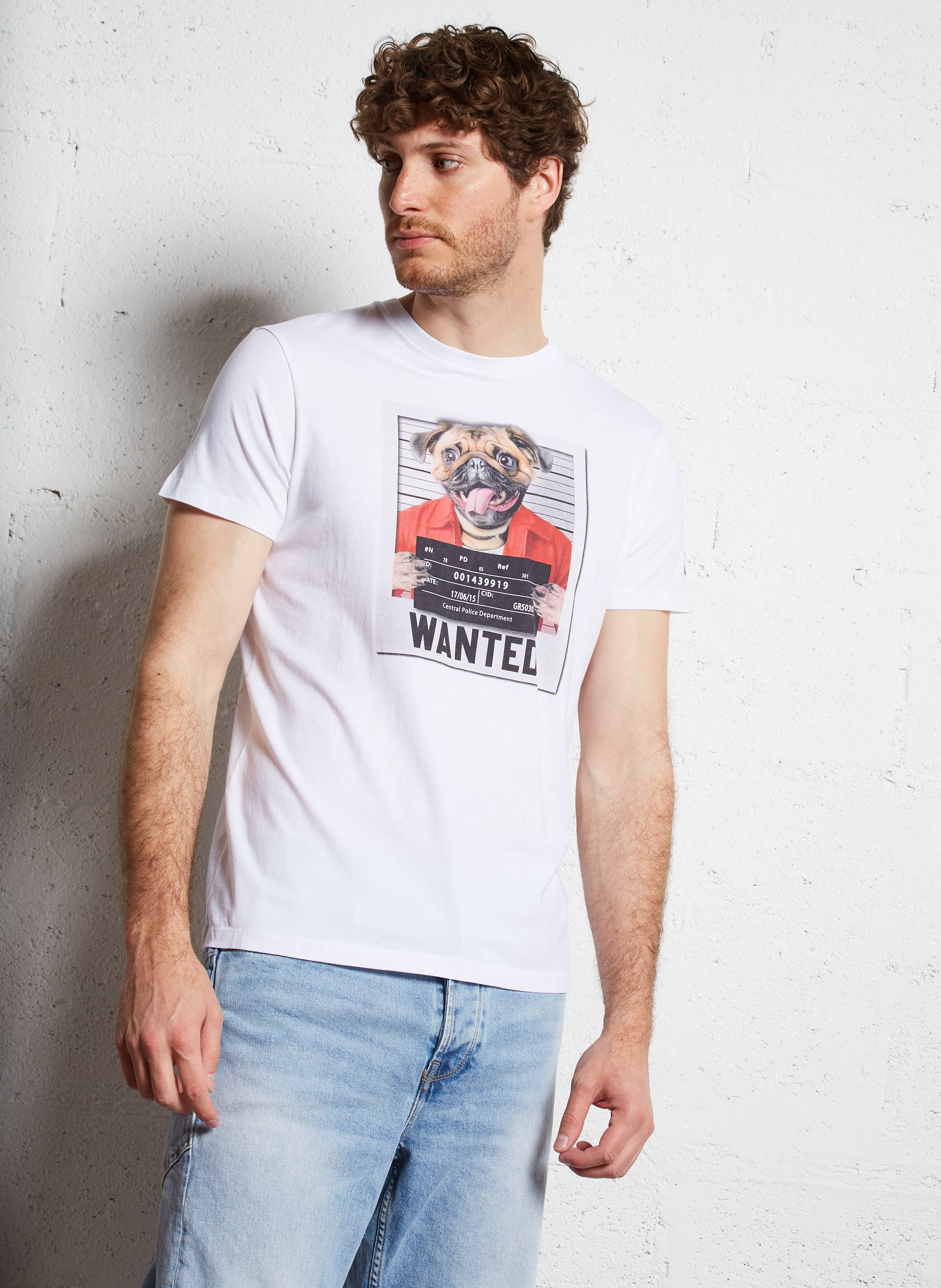 Gerade geschnittene Jeans aus Baumwollmischung LE TEMPS DES CERISES Blau