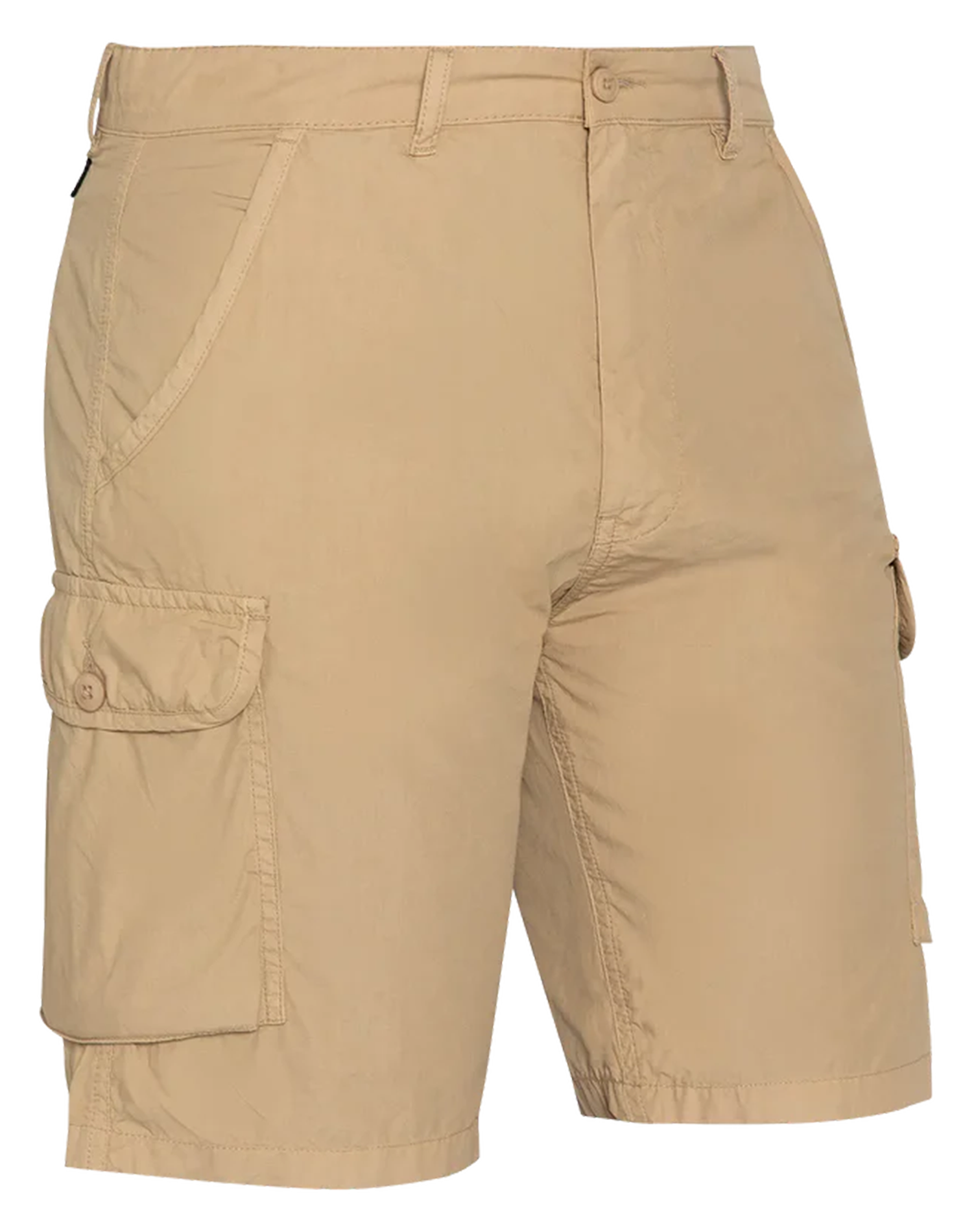 Short droit en coton SCHOTT Beige