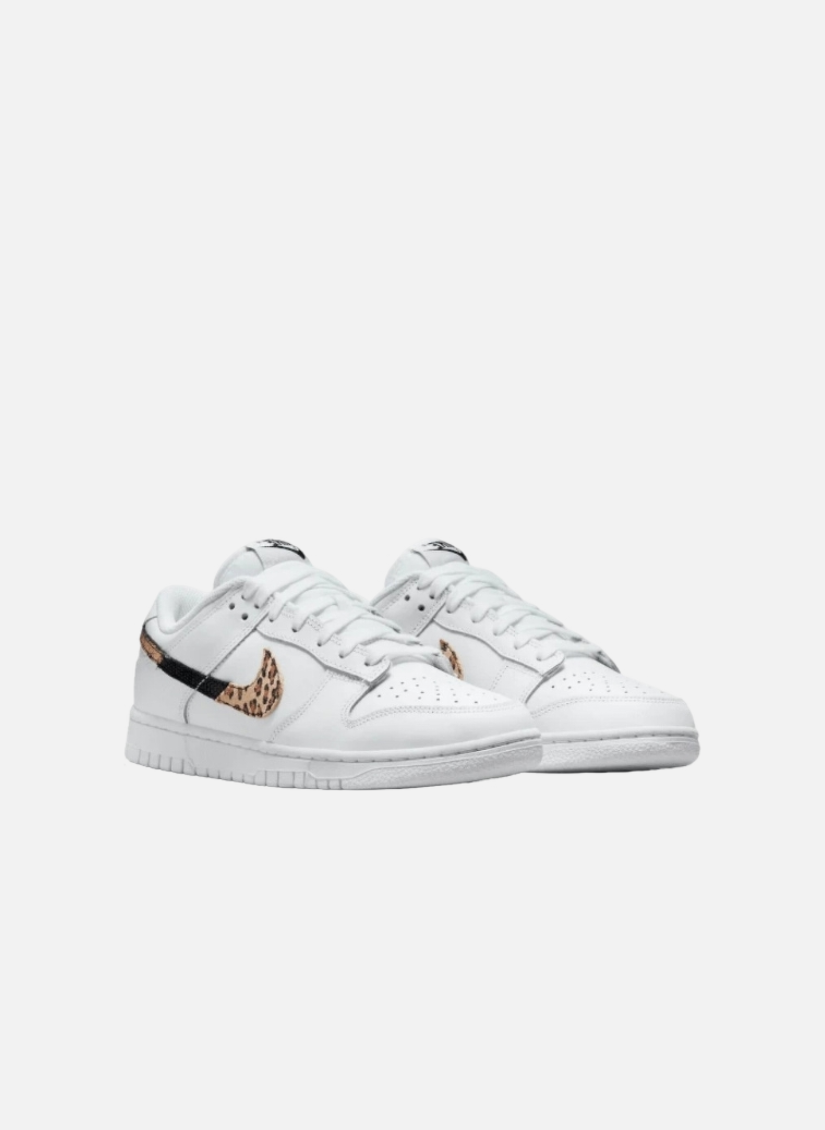 Dunk Low Animal Print White Sneakers NIKE White