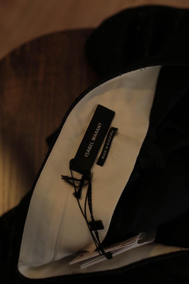 Slim-fit cotton cargo pants ISABEL MARANT - Seconde Main Black