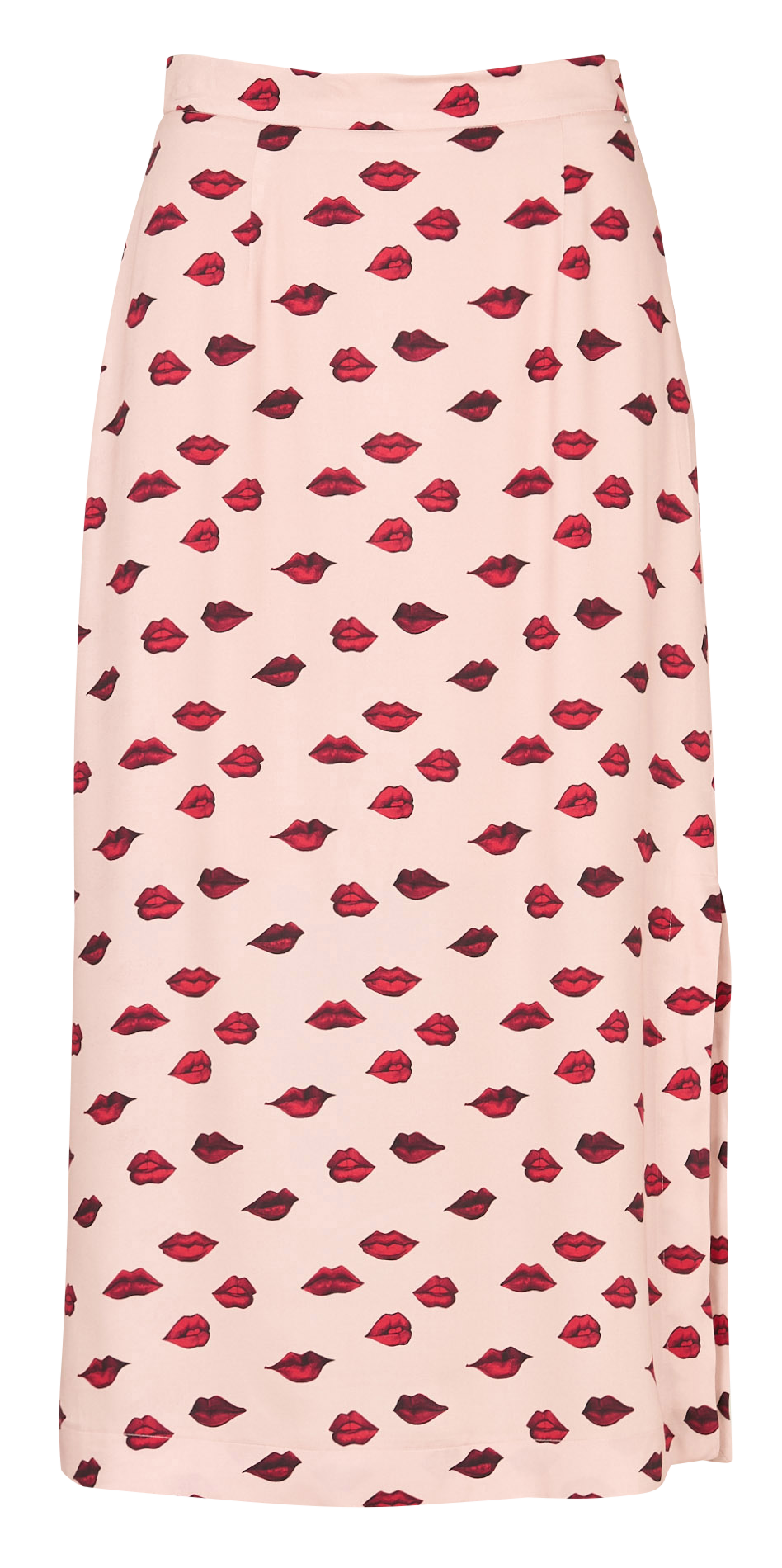 Jupe droite midi  IKKS Rose