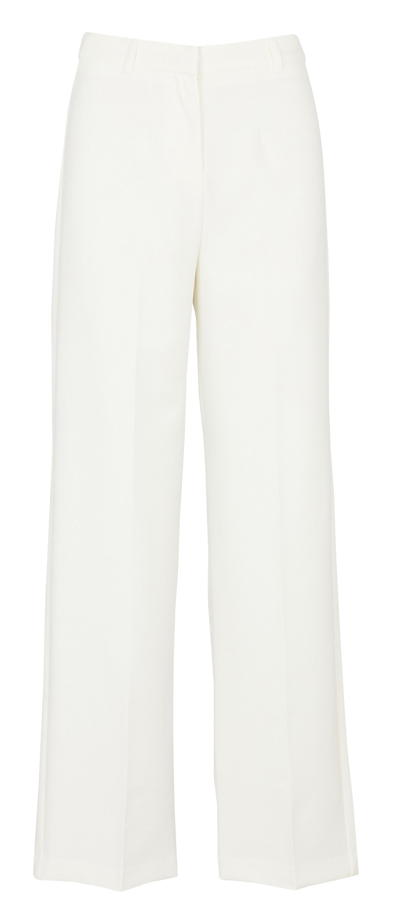 Pantalon droit à pinces Blanc