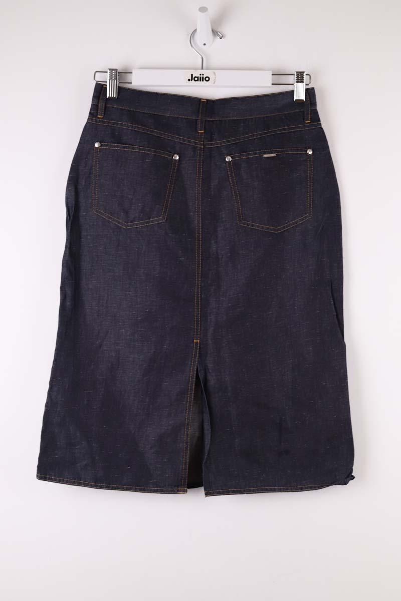 Cotton skirt KENZO - SECONDE MAIN Blue