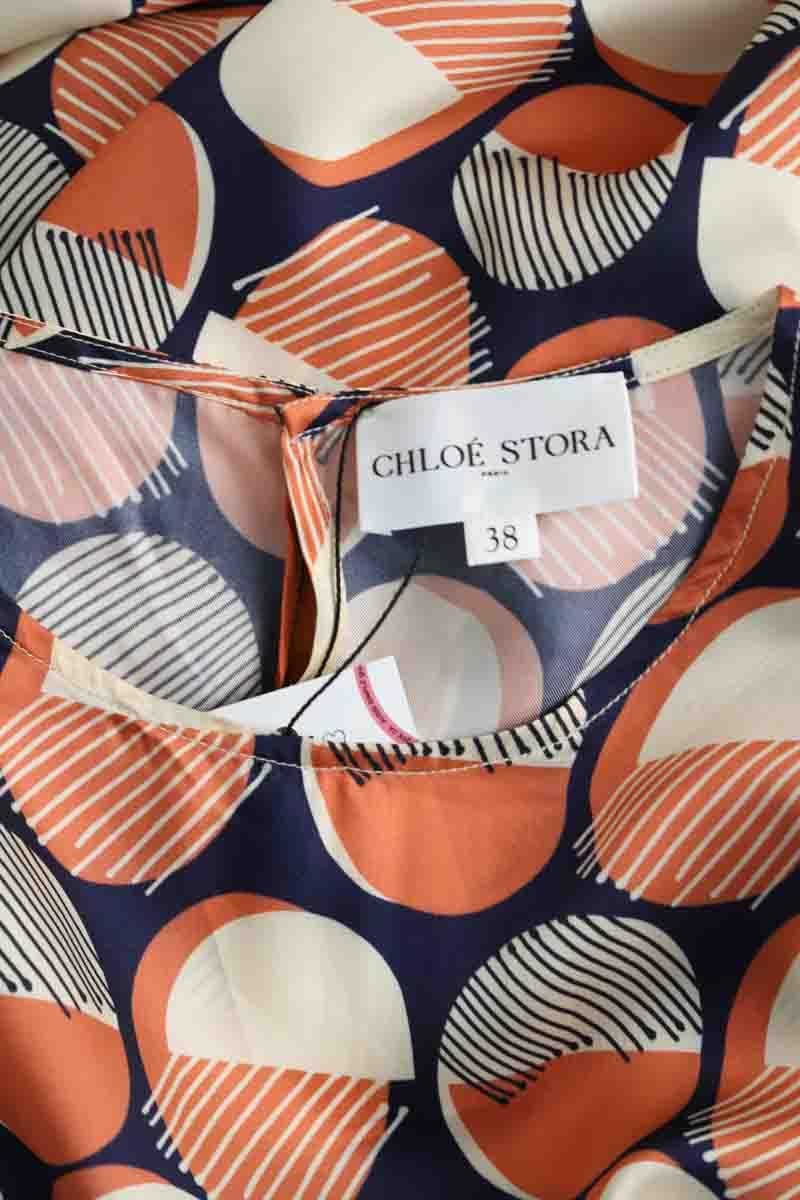 Orange dress CHLOE STORA - SECONDE MAIN Orange