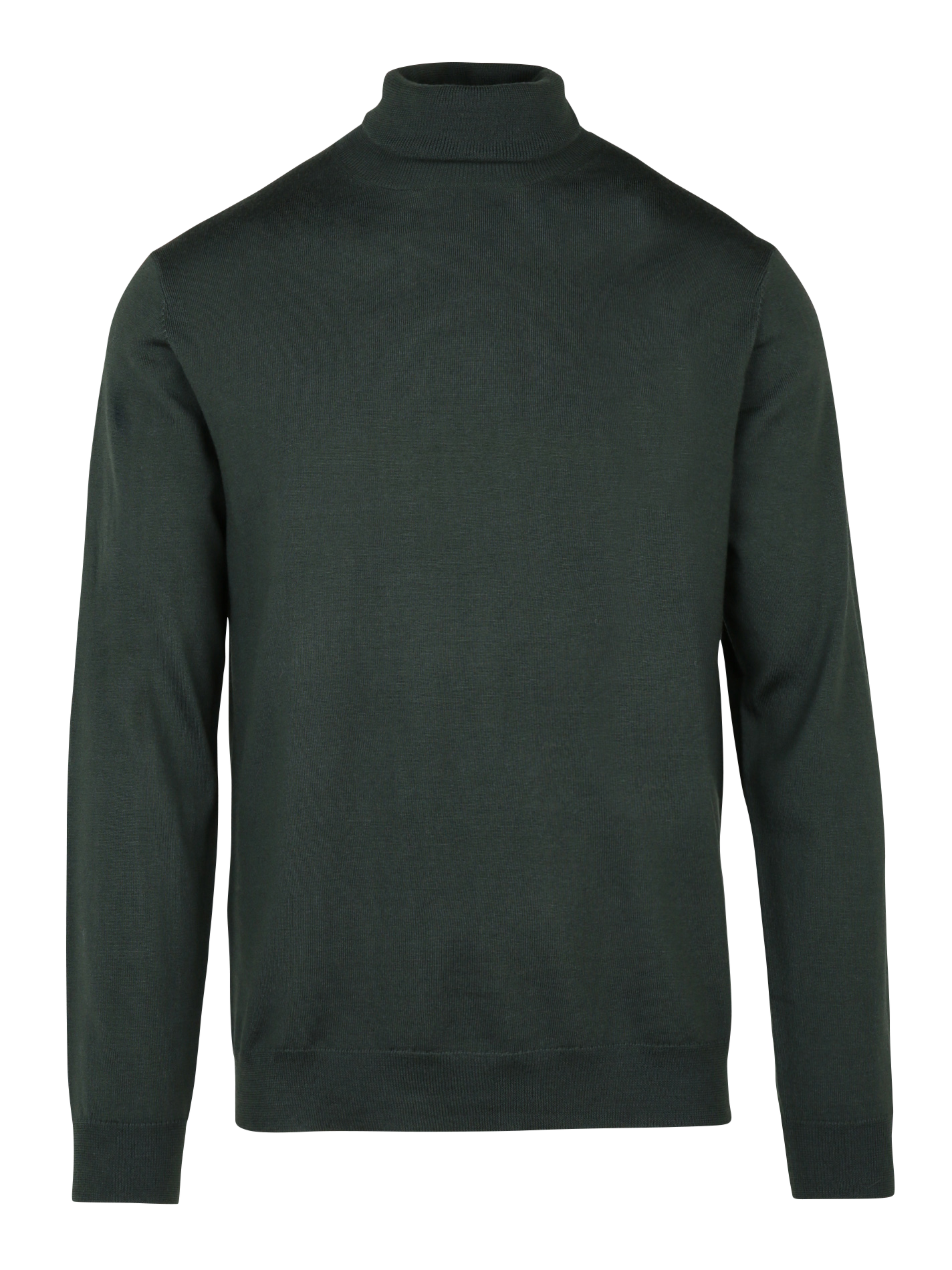 Straight merino wool turtleneck sweater AU PRINTEMPS PARIS Khaki