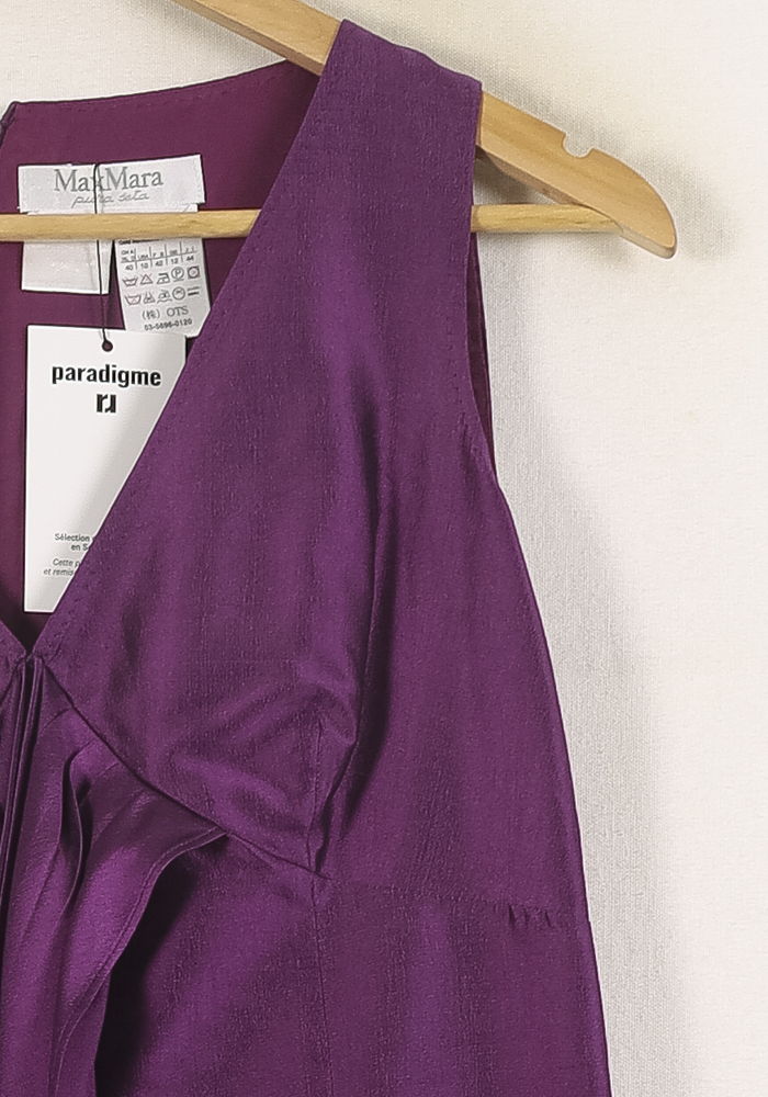 Long dress MAX MARA - Seconde Main Purple