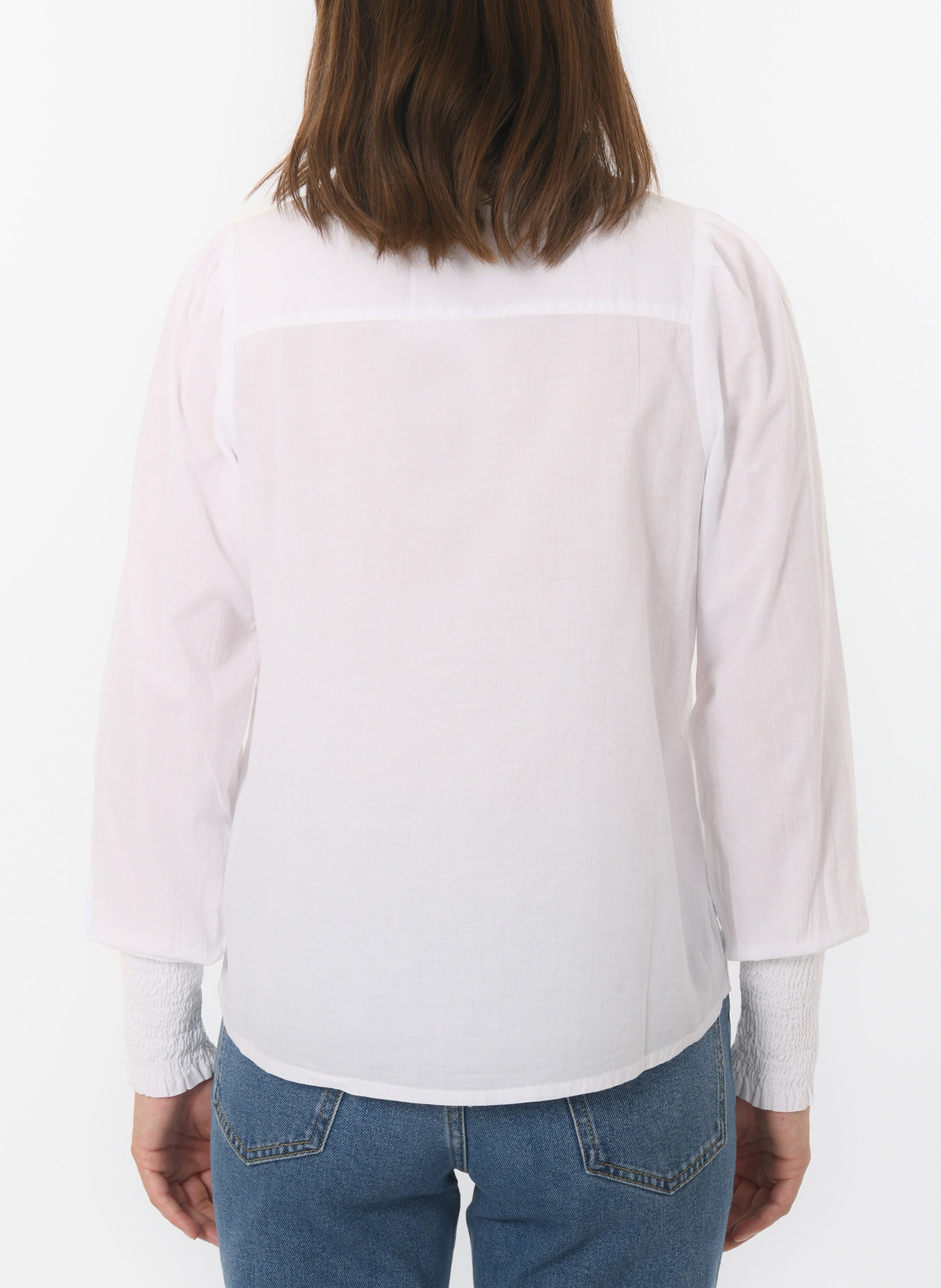 Chemise droite col classique en coton KOOKAI Blanc