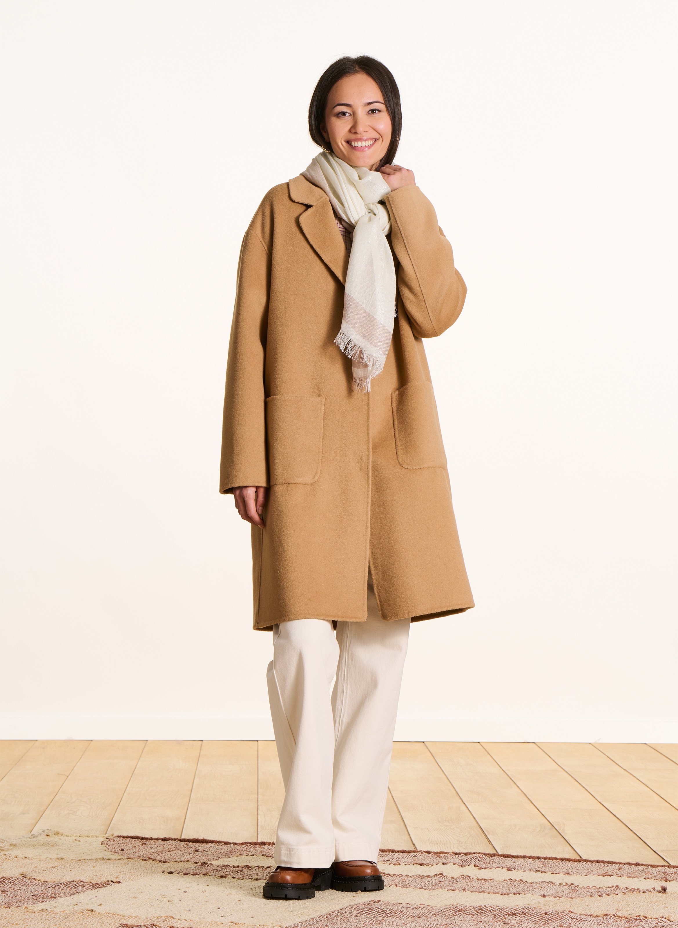 Foulard en laine mélangée LA FEE MARABOUTEE