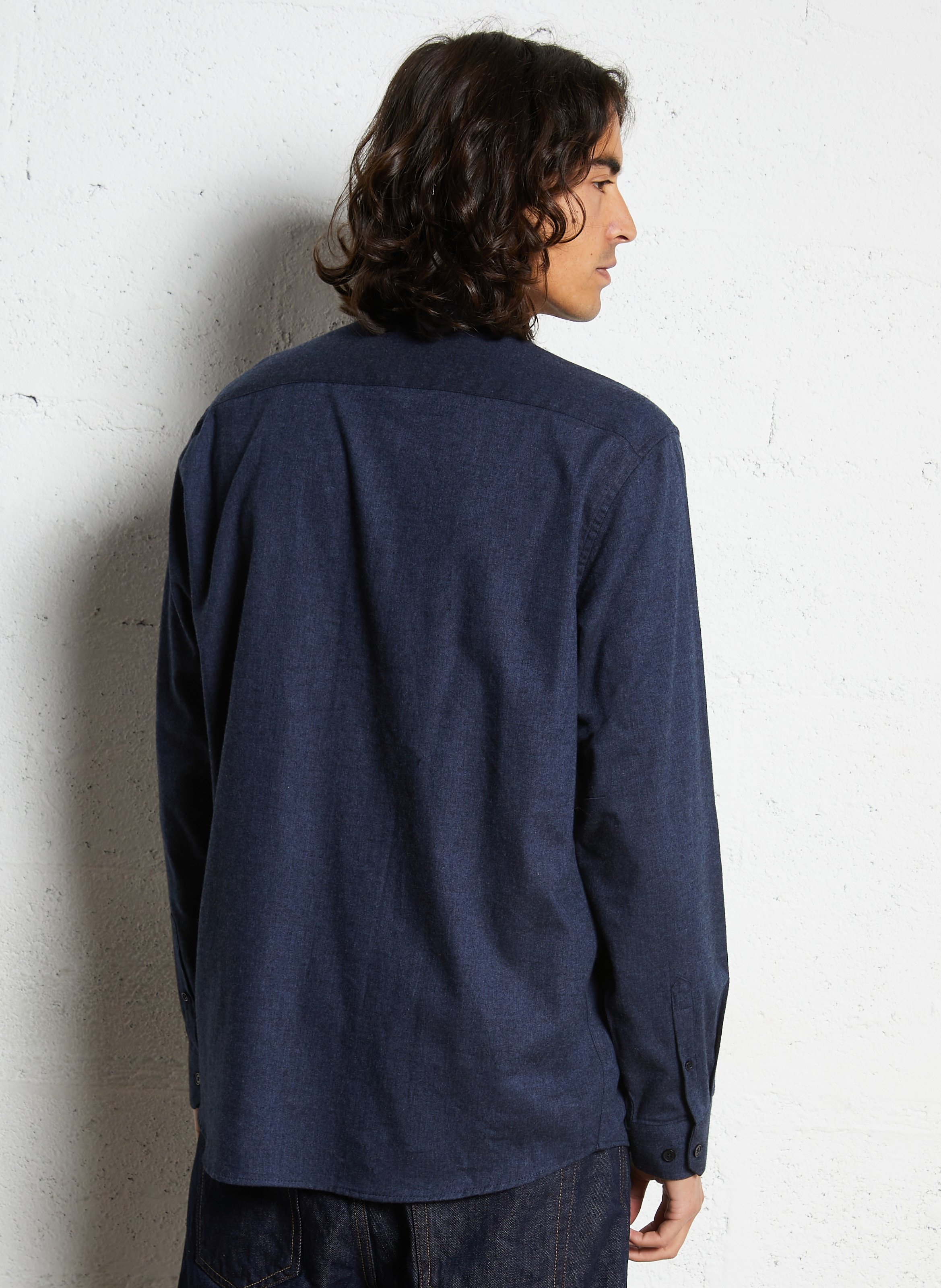 Dakota regular-fit cotton shirt AU PRINTEMPS PARIS Blue