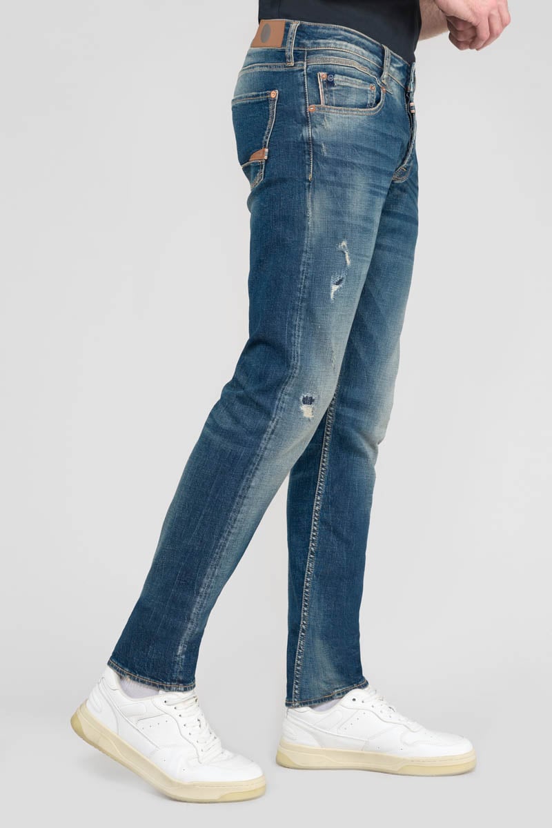 Slim stretch jeans, length 34 LE TEMPS DES CERISES Blue