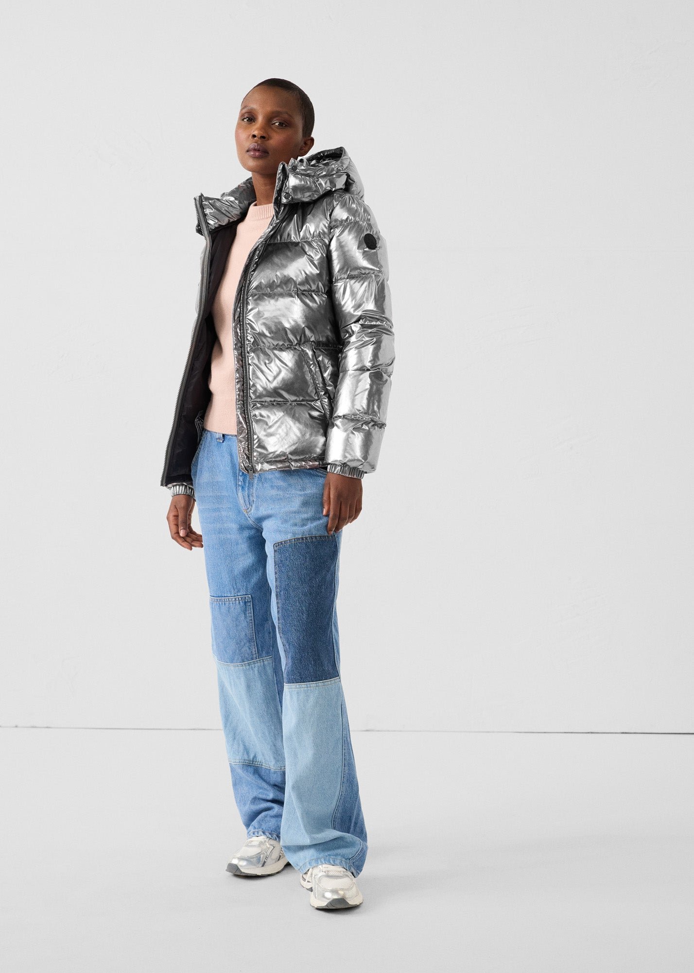 Extreme Cold Puffer Jacket - Metallic Prague Spirit JOTT Grey