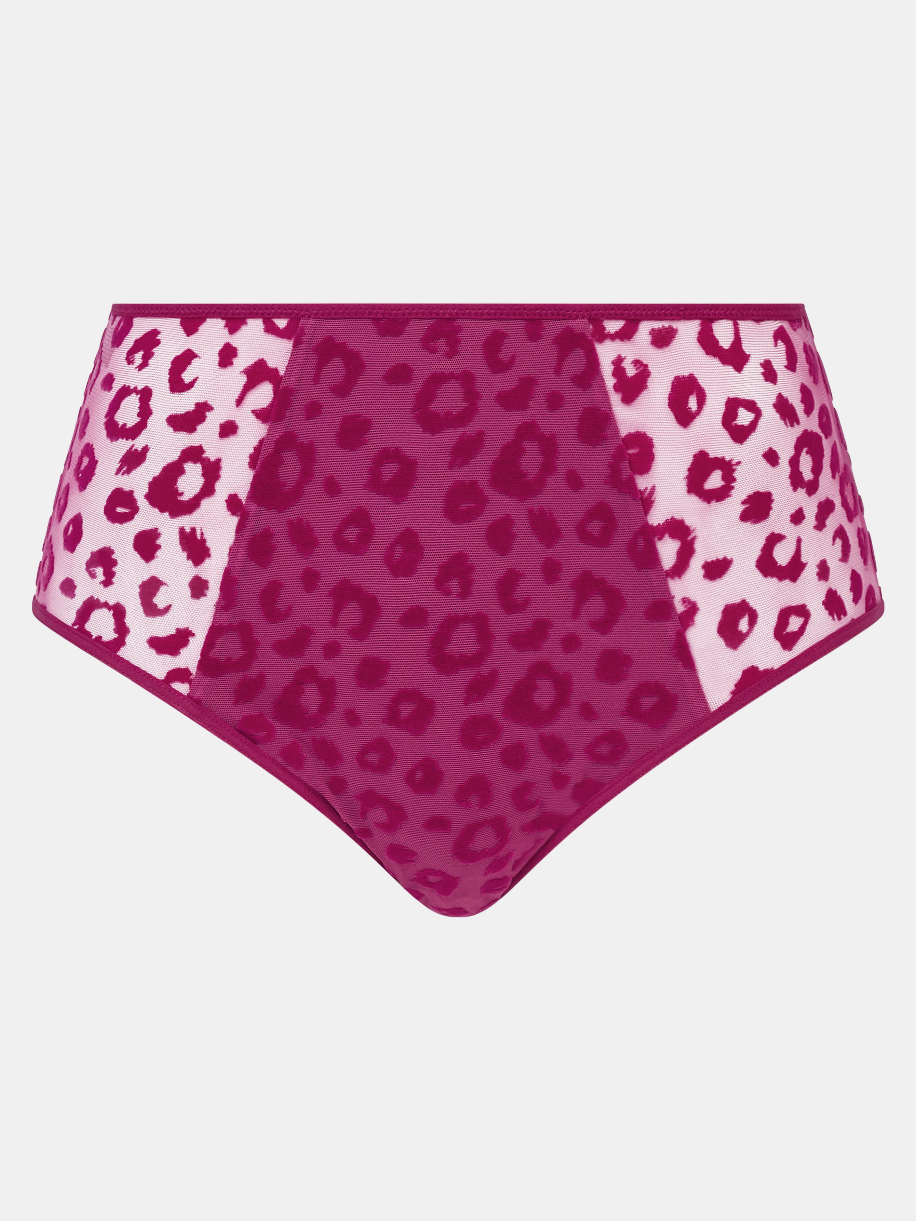 High-waisted lace panties CHANTELLE PULP Pink