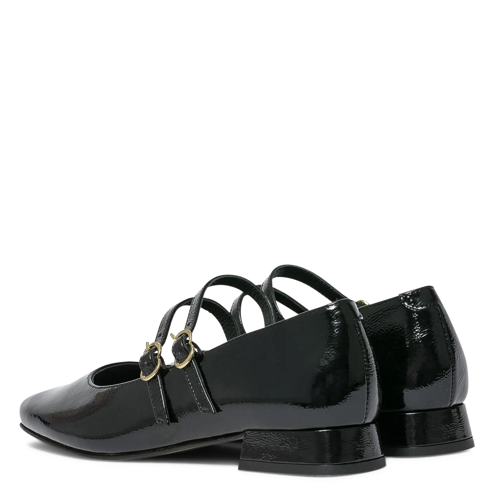 Ballerines en cuir BOCAGE Noir