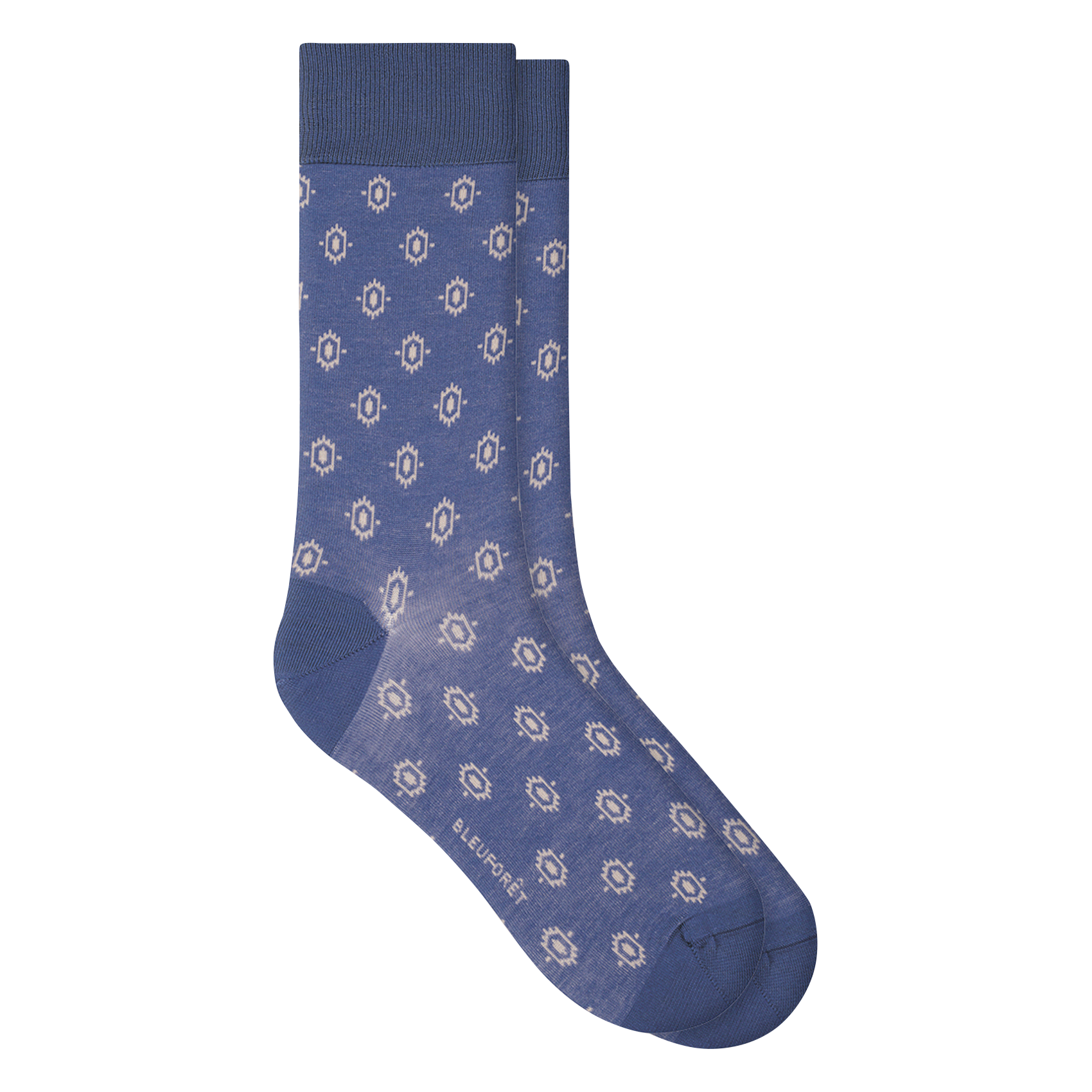 Sokken met print - katoenblend BLEUFORET Blauw