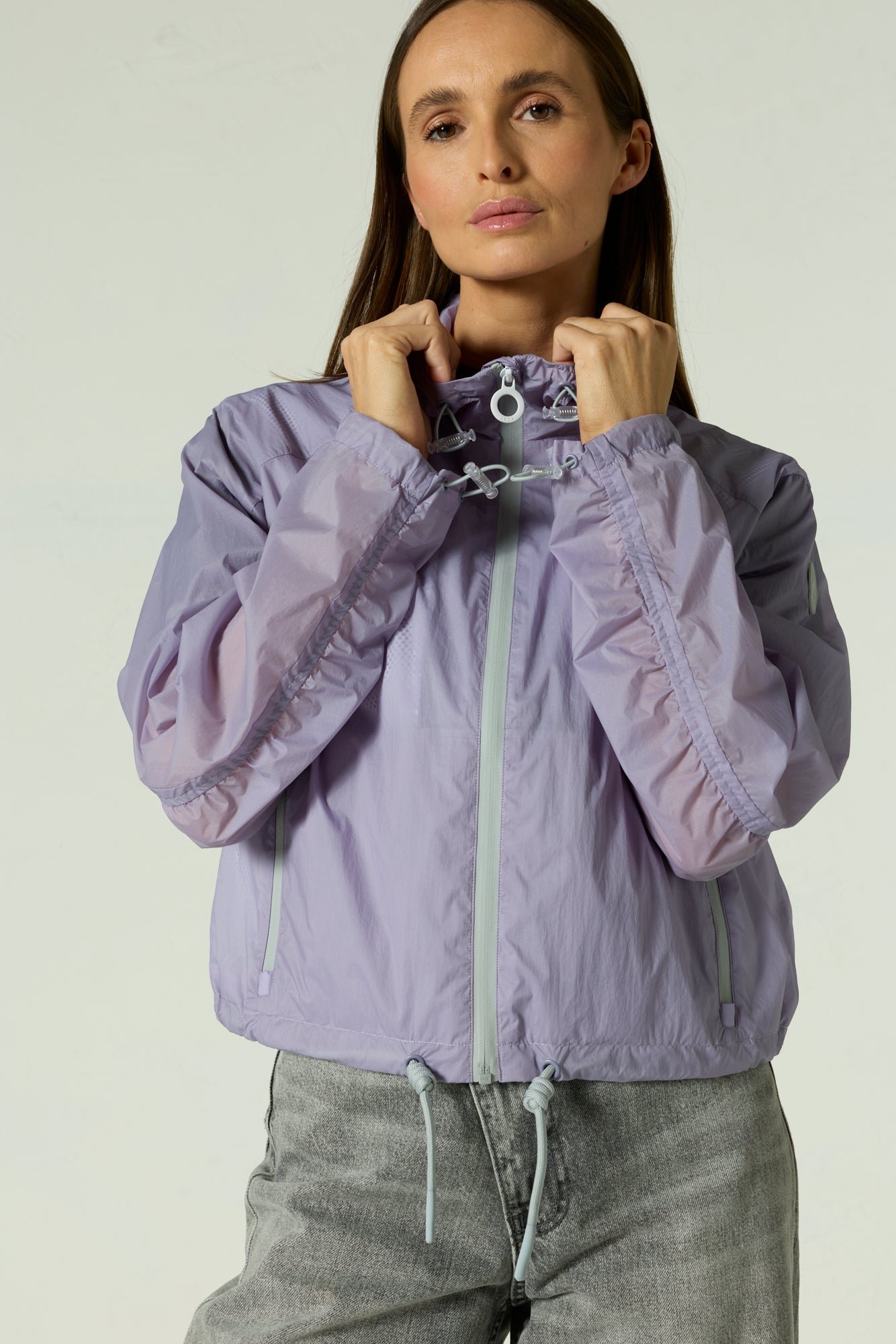 Ally Short Packable Windbreaker JOTT Pink
