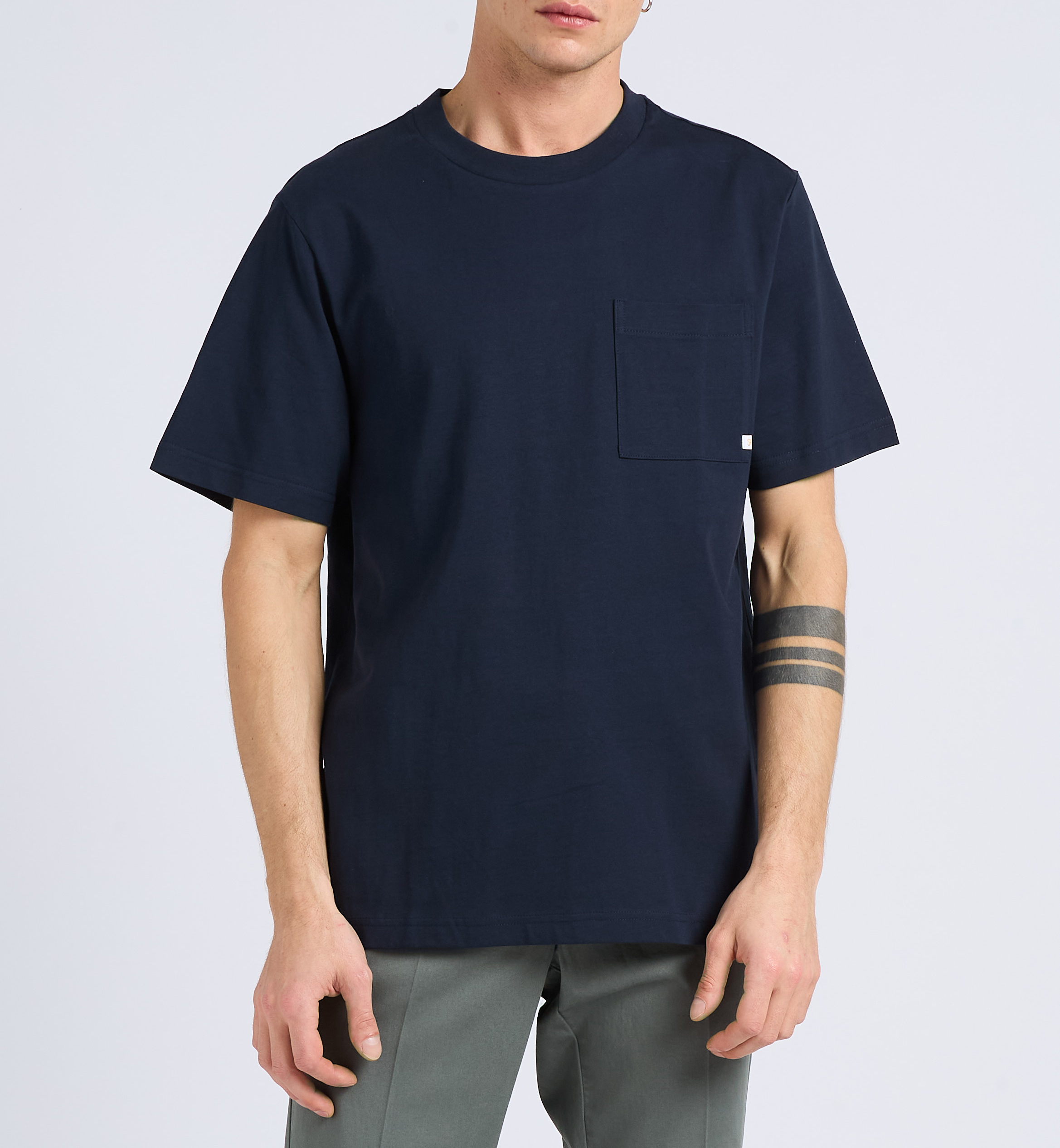 Round-neck organic cotton T-shirt FARAH