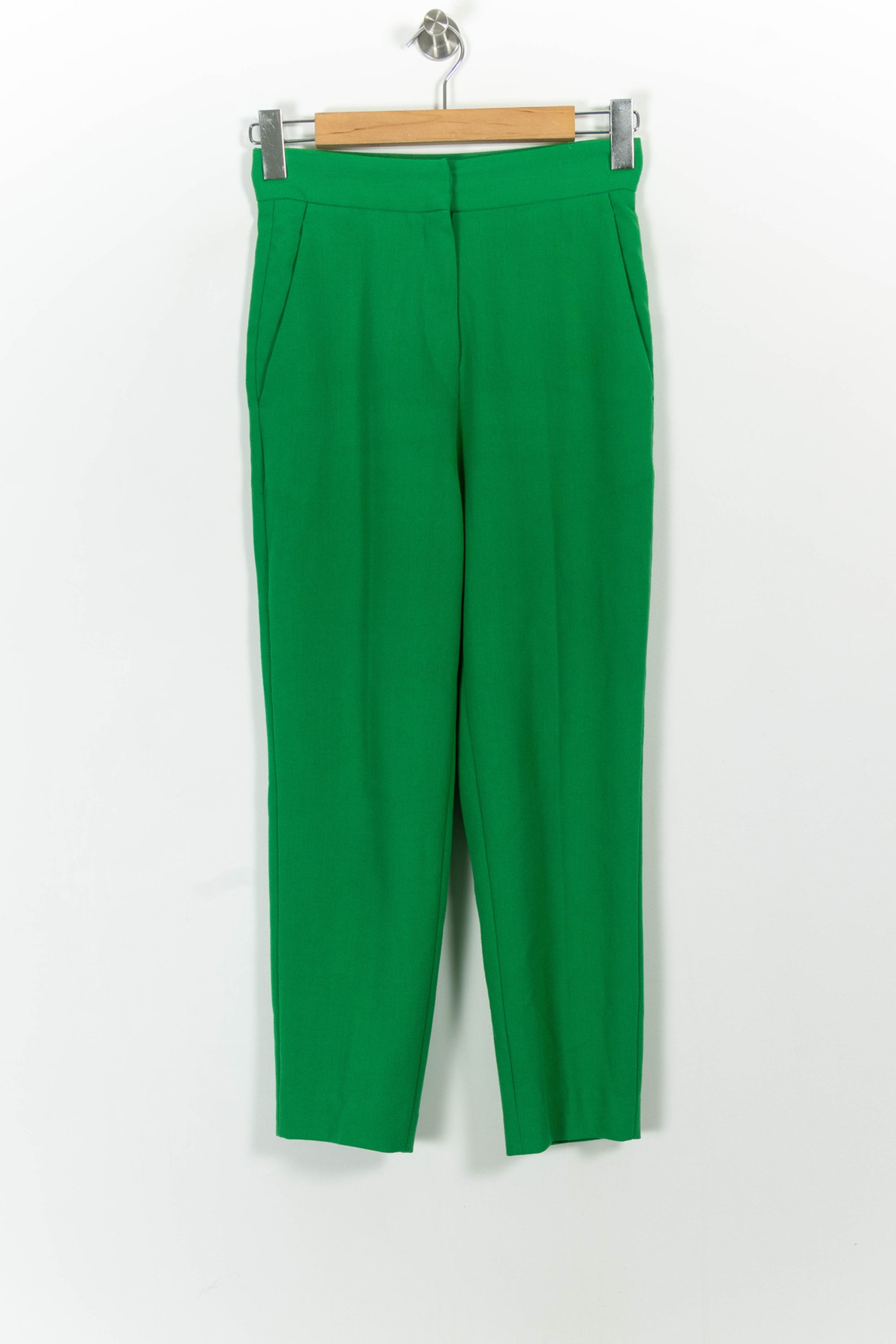 Pantalon TARA JARMON - Seconde Main Vert