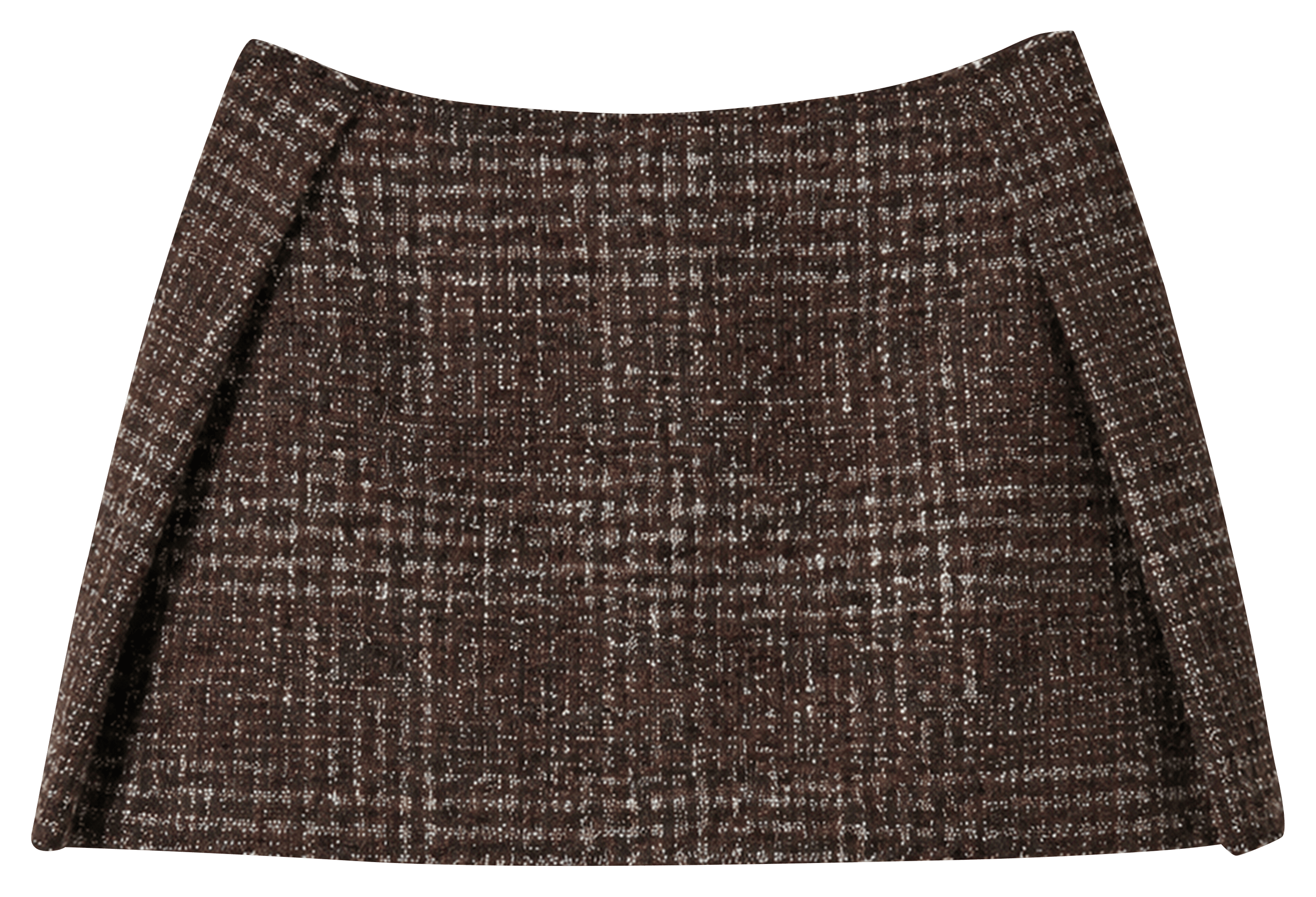 Jupe courte en jacquard IRO Marron