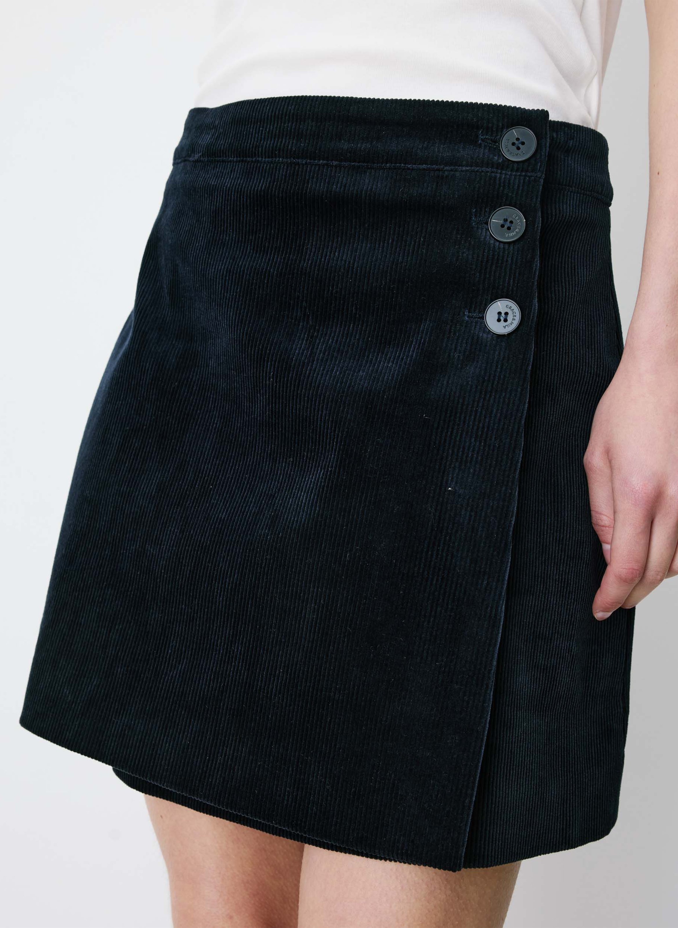 Flared stretch skirt GRACE ET MILA Blue