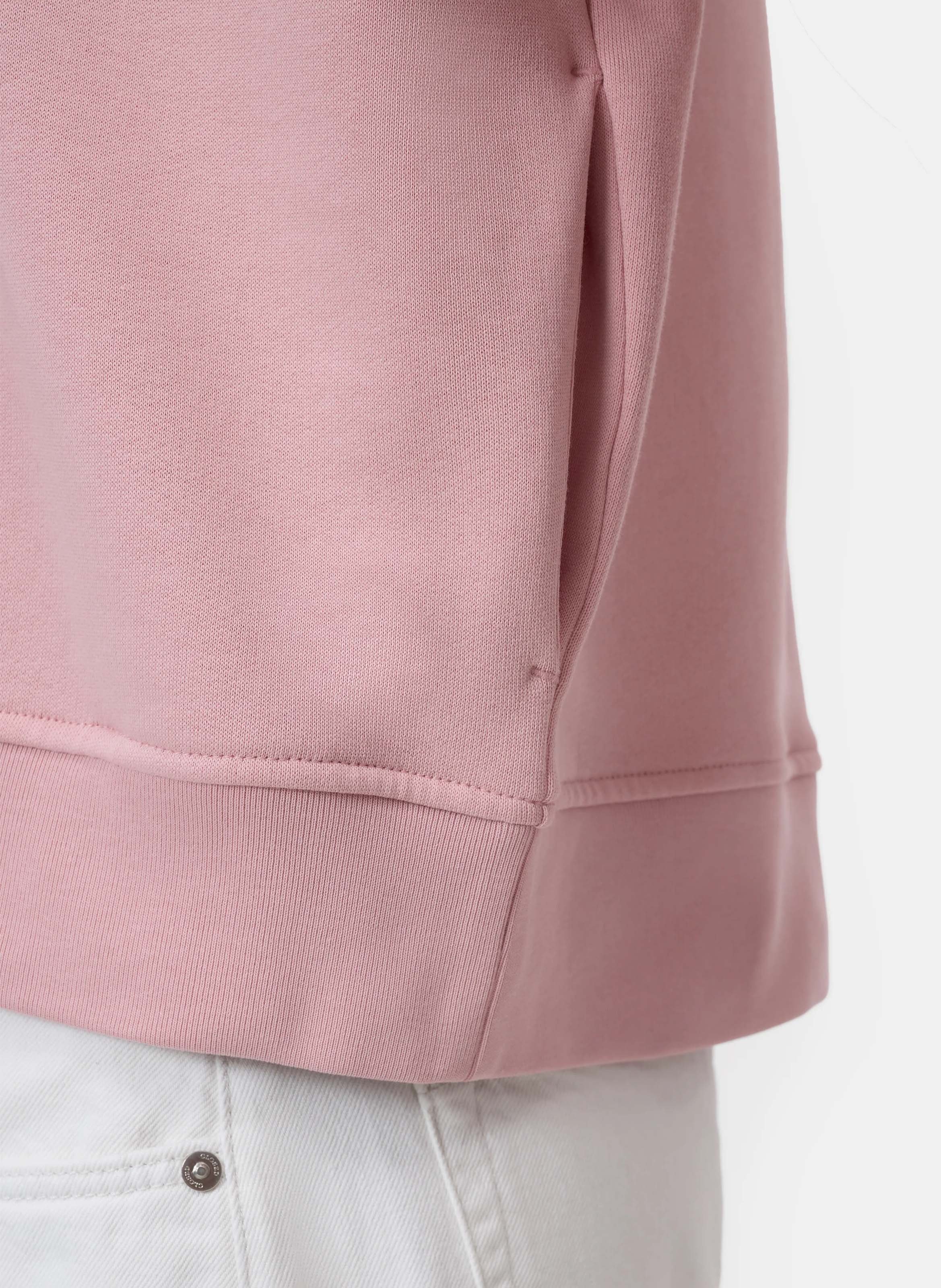 Oversized sweater van biologisch katoen CLOSED Roze