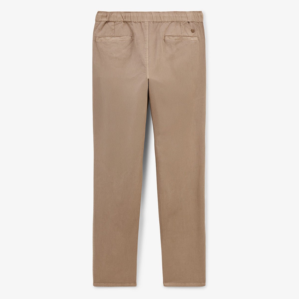 Elastic Waist Cotton Pants SERGE BLANCO Beige
