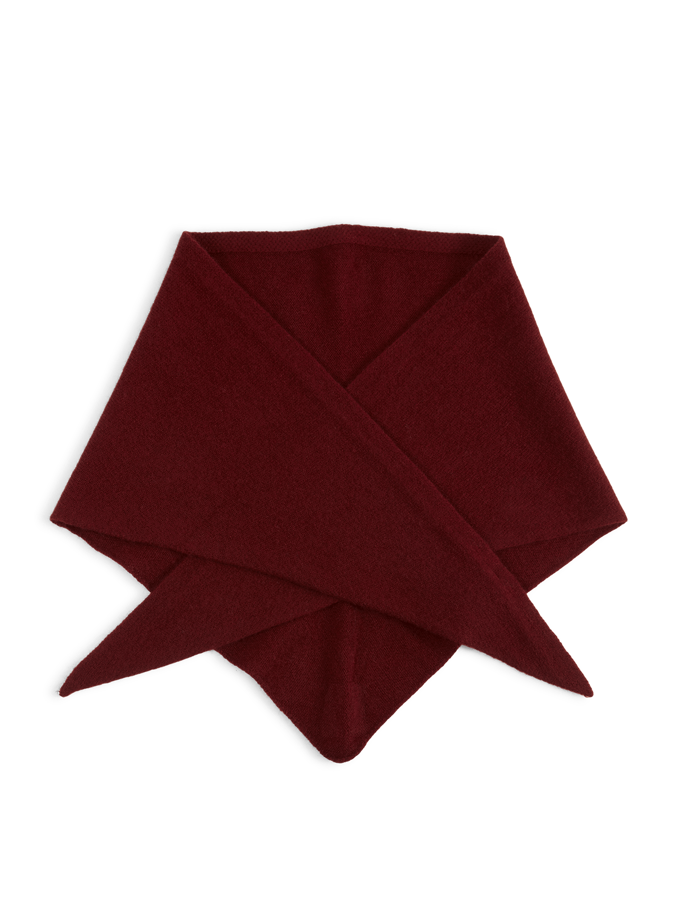 Triangular pointed wool scarf SAISON 1865