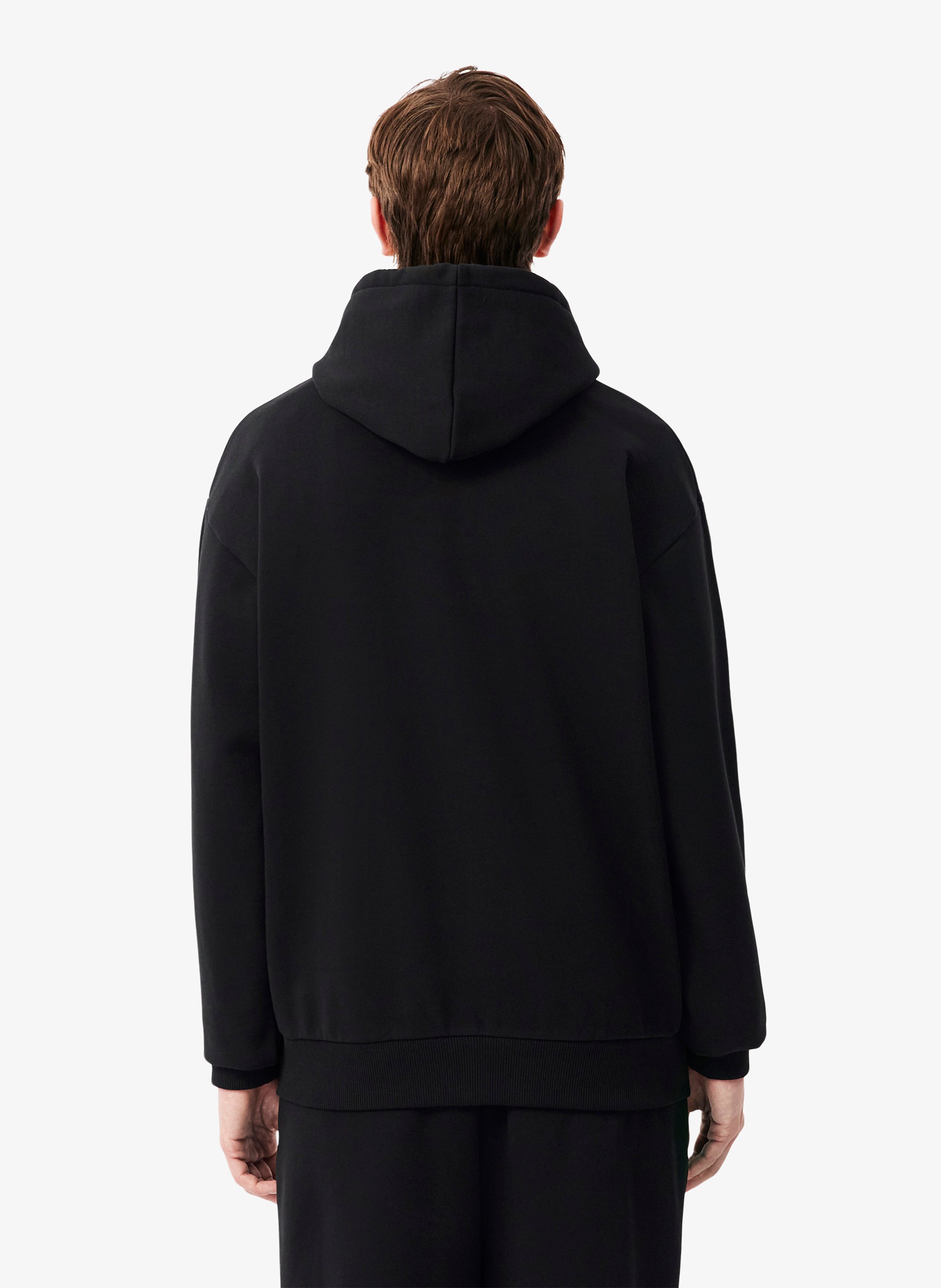 Cotton-blend hoodie LACOSTE Black