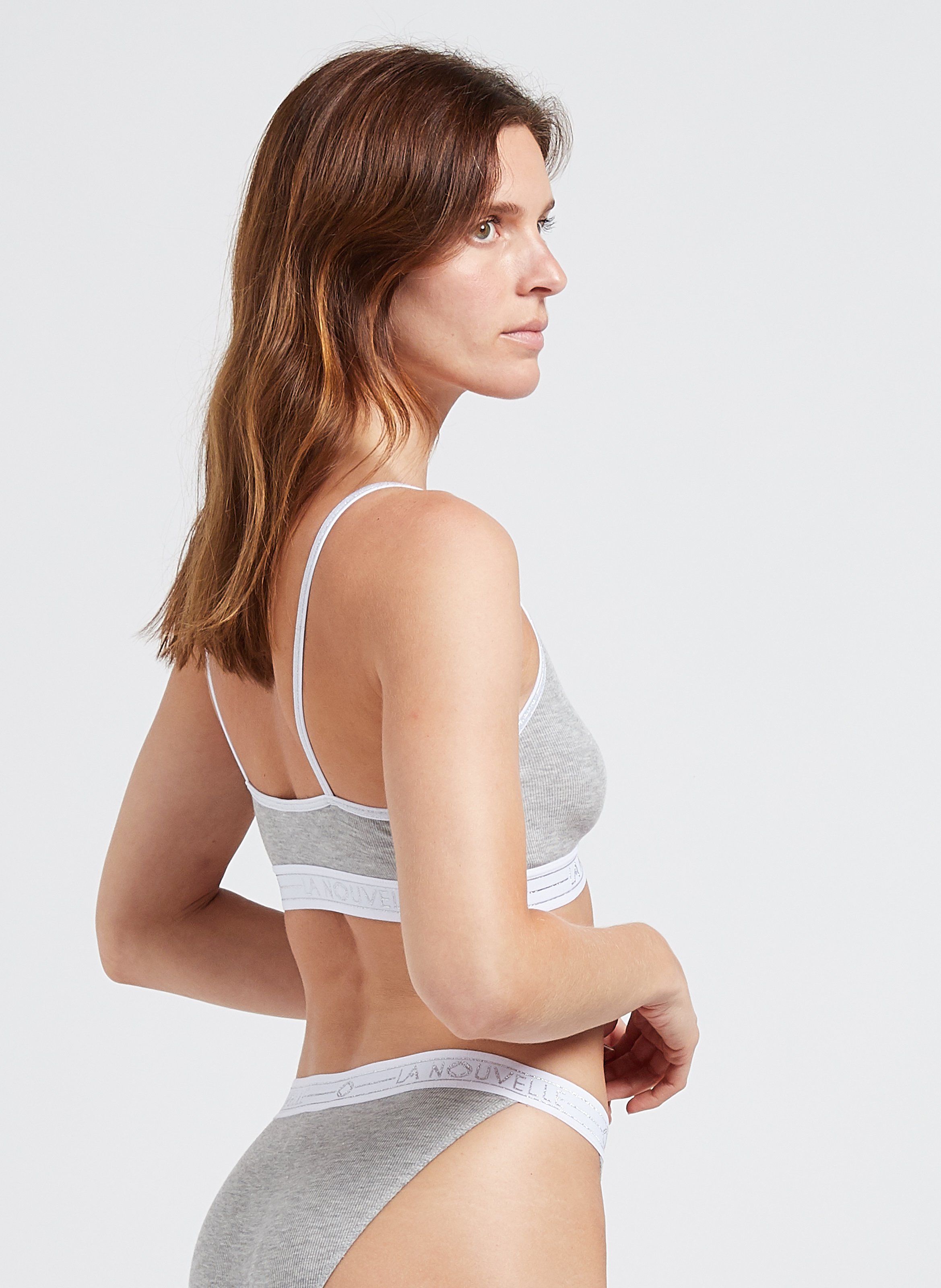 Culotte échancrée  LA NOUVELLE Gris