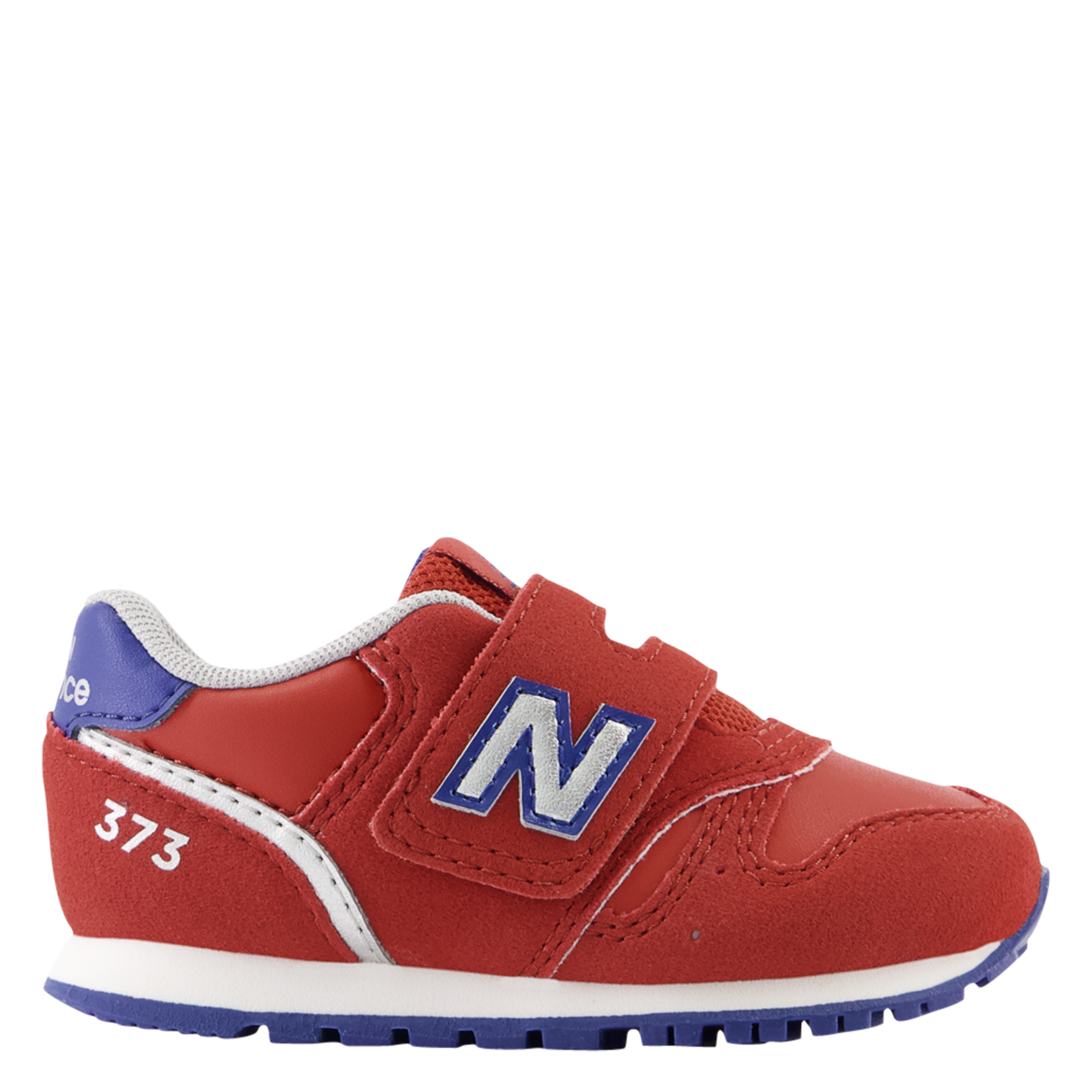 Baskets basses à scratchs  NEW BALANCE Rouge