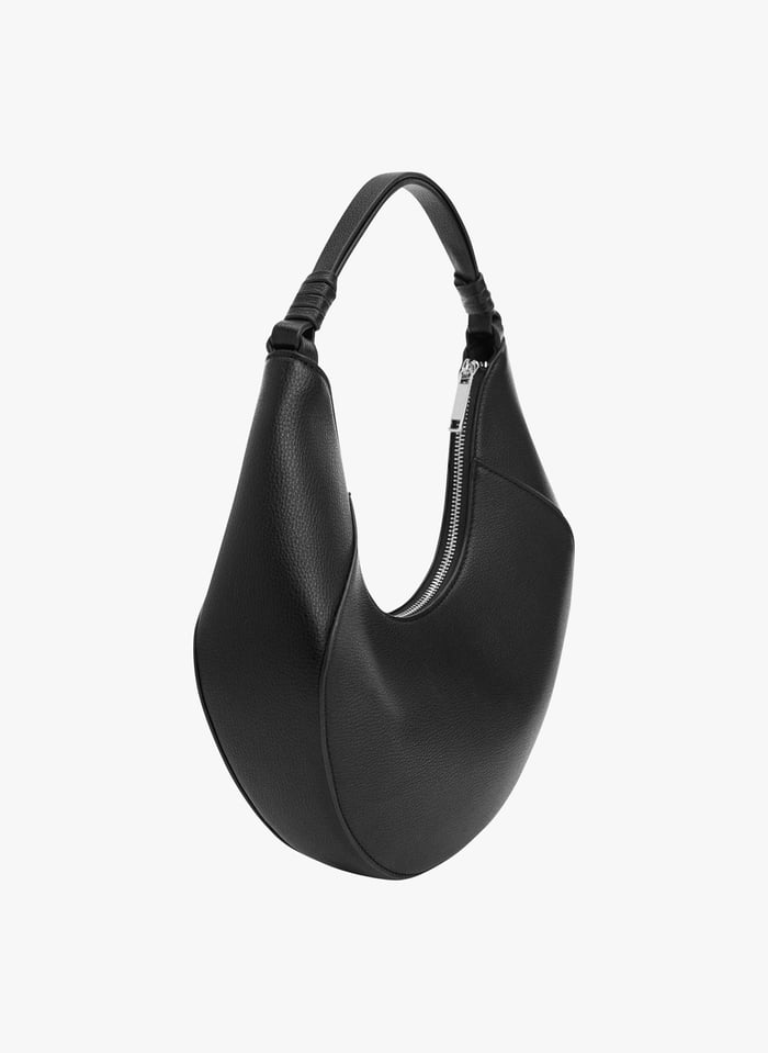 Mango black shoulder bag sales
