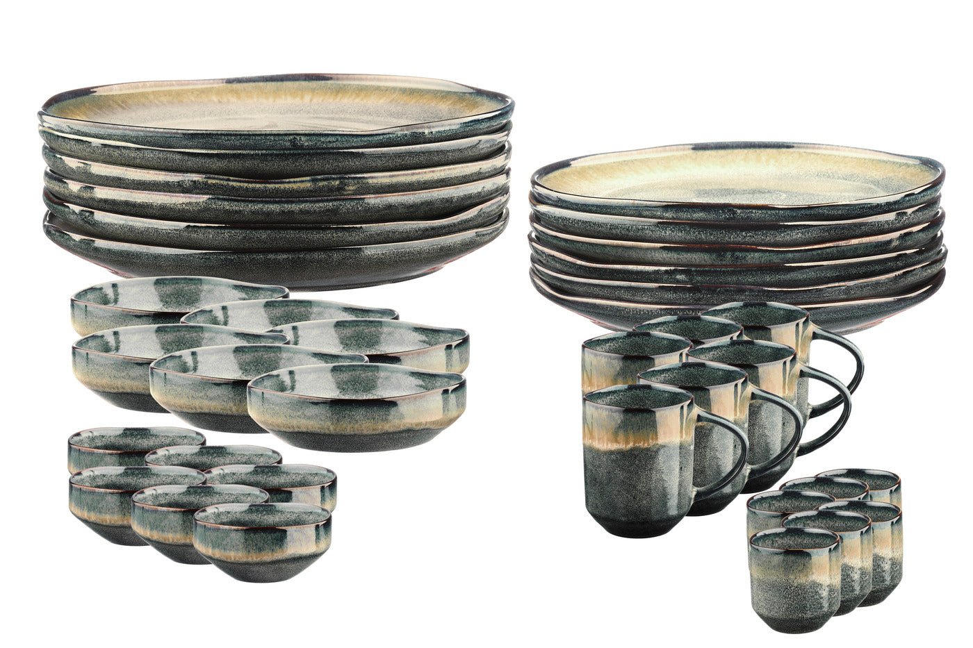 Complete set genesis - 36 pieces - earth BJORN Grey