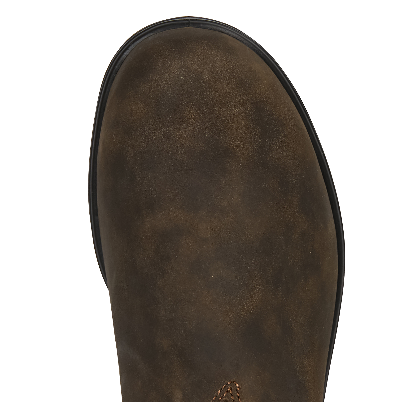 Boots en cuir mélangé Marron