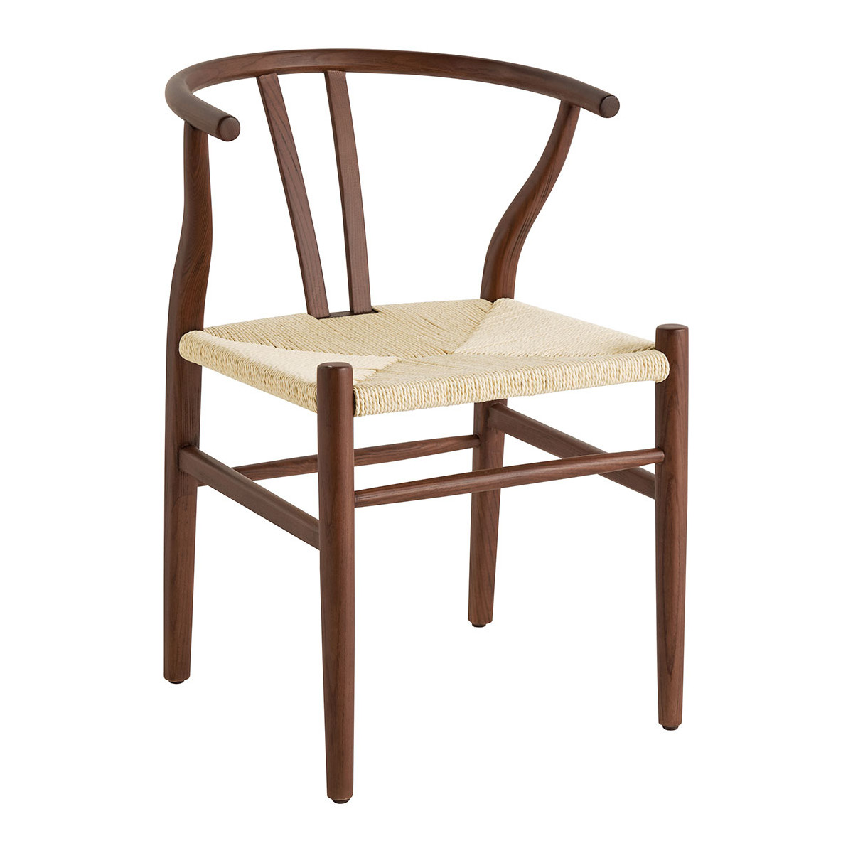 Ash wood chair BLANC D'IVOIRE Brown