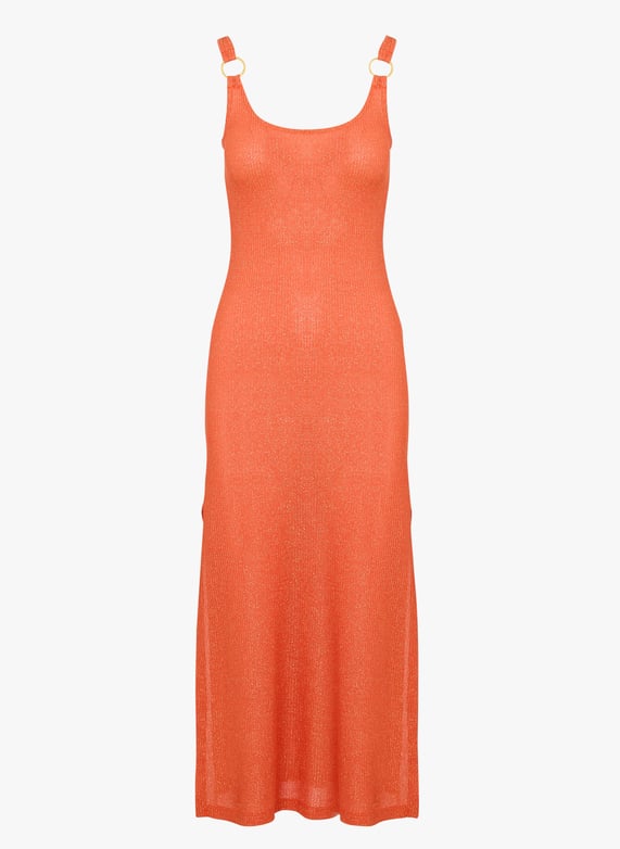 Straight knit beach dress Orange Banana moon - Women | Place des Tendances Straight knit beach dress Orange Banana moon - Women | Place des Tendances
