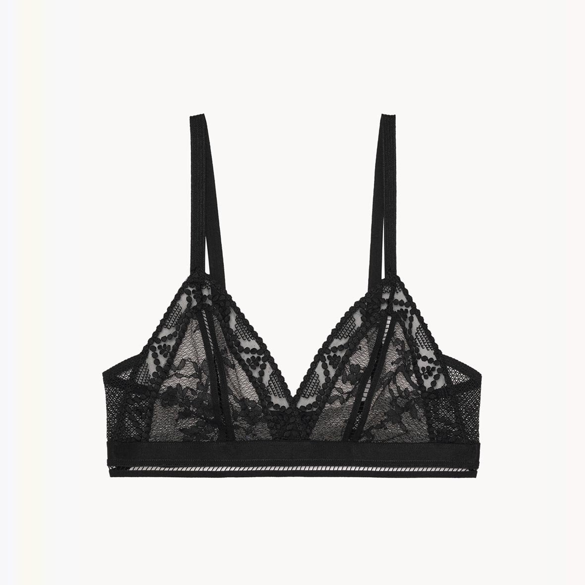 Triangle bra PASSIONATA Black