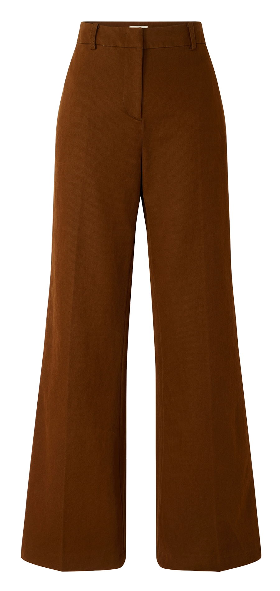 Pantalon droit en coton mélangé SESSUN Marron
