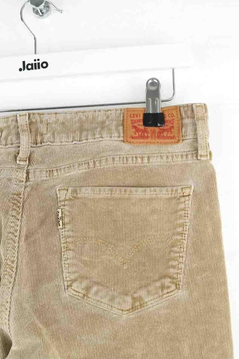 Cotton skinny jeans LEVI'S - Seconde main Beige